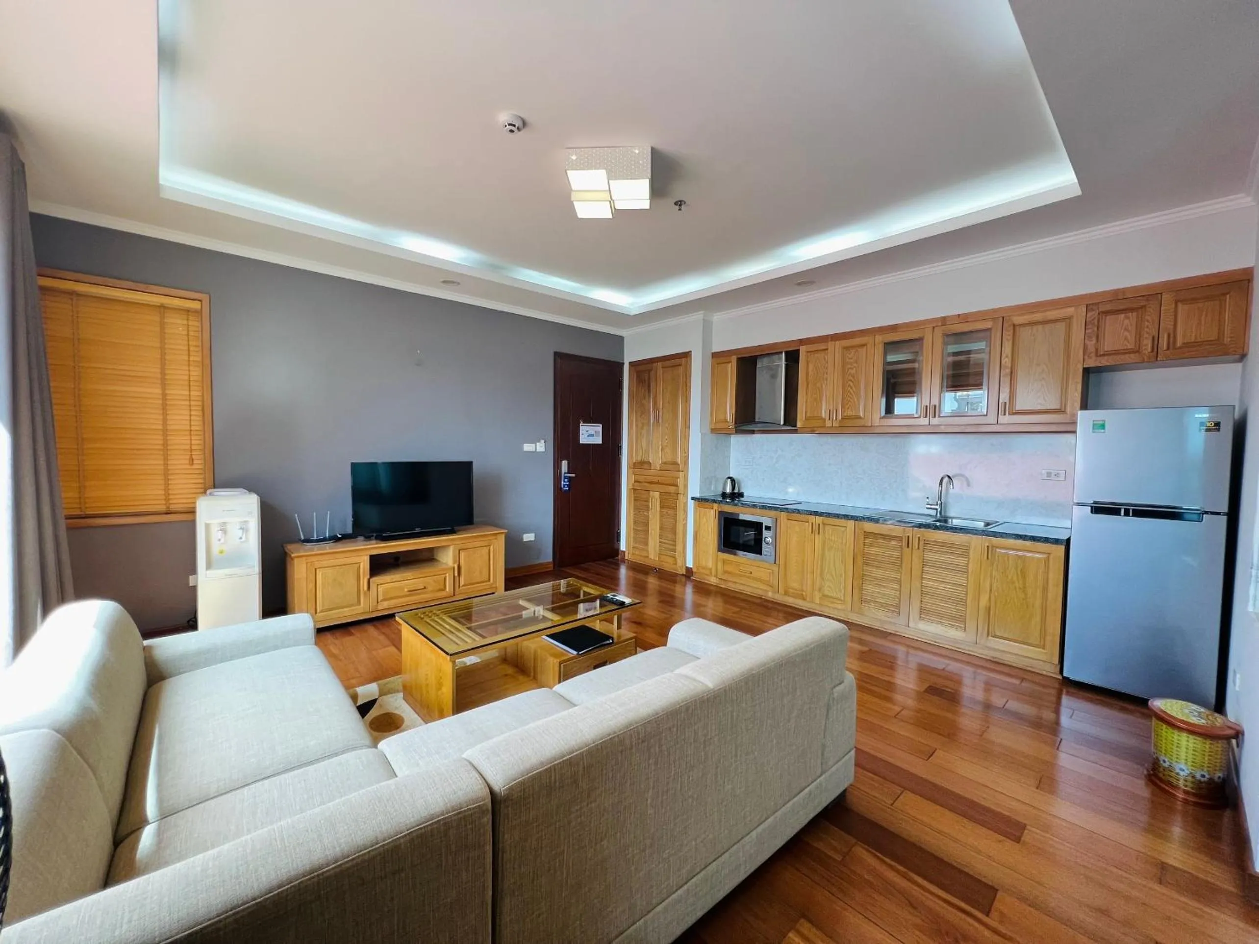 Seating area in HANA Stay Riverside