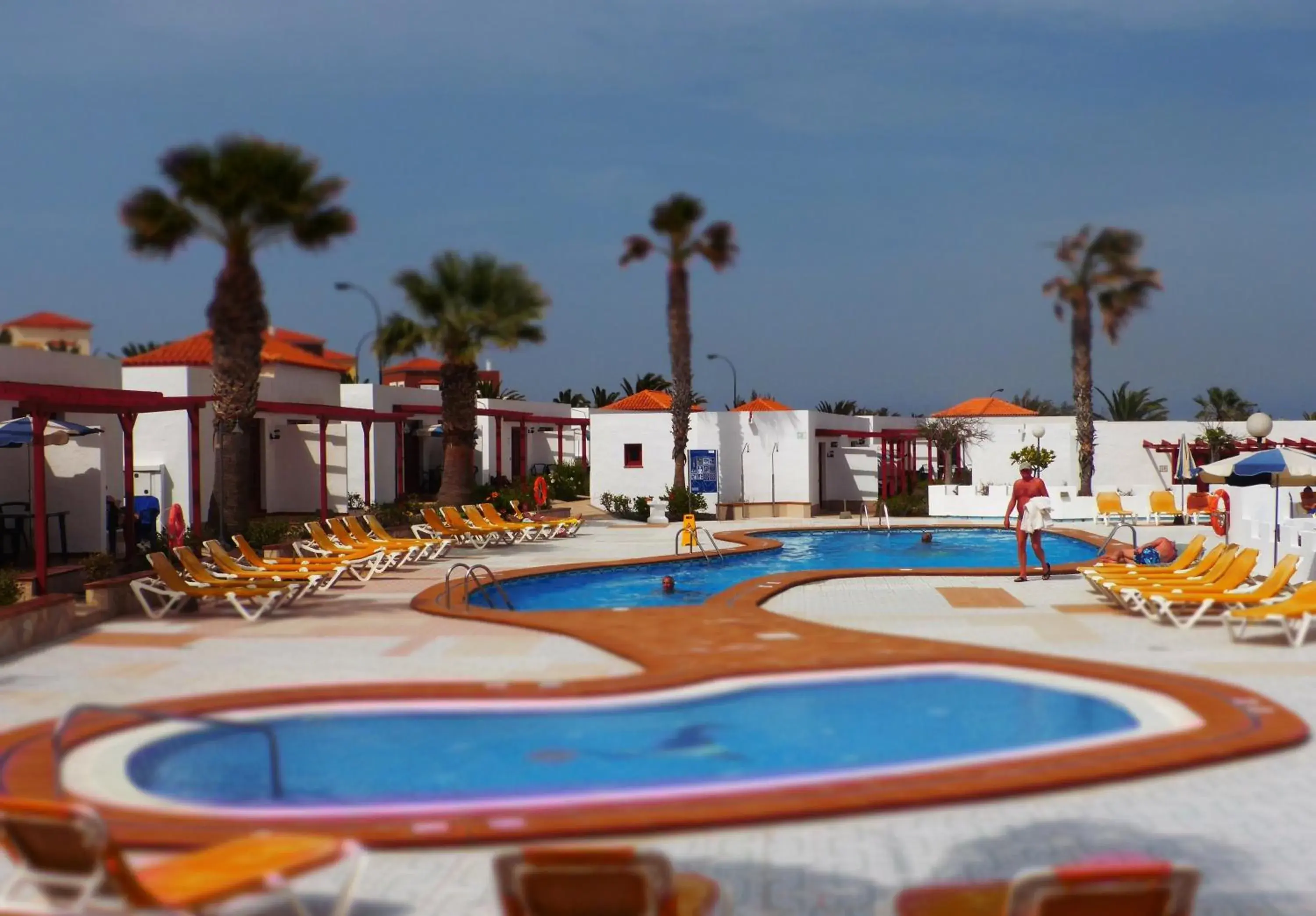 Swimming pool in Bungalows Castillo Beach Swimming pool in Bungalows Castillo Beach