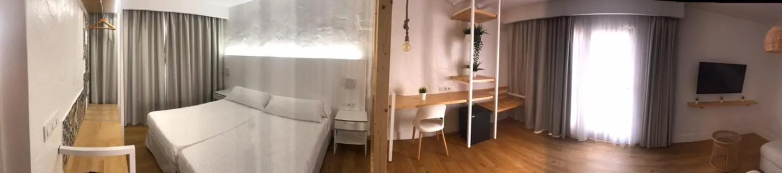 Bed in Bungalows Castillo Beach