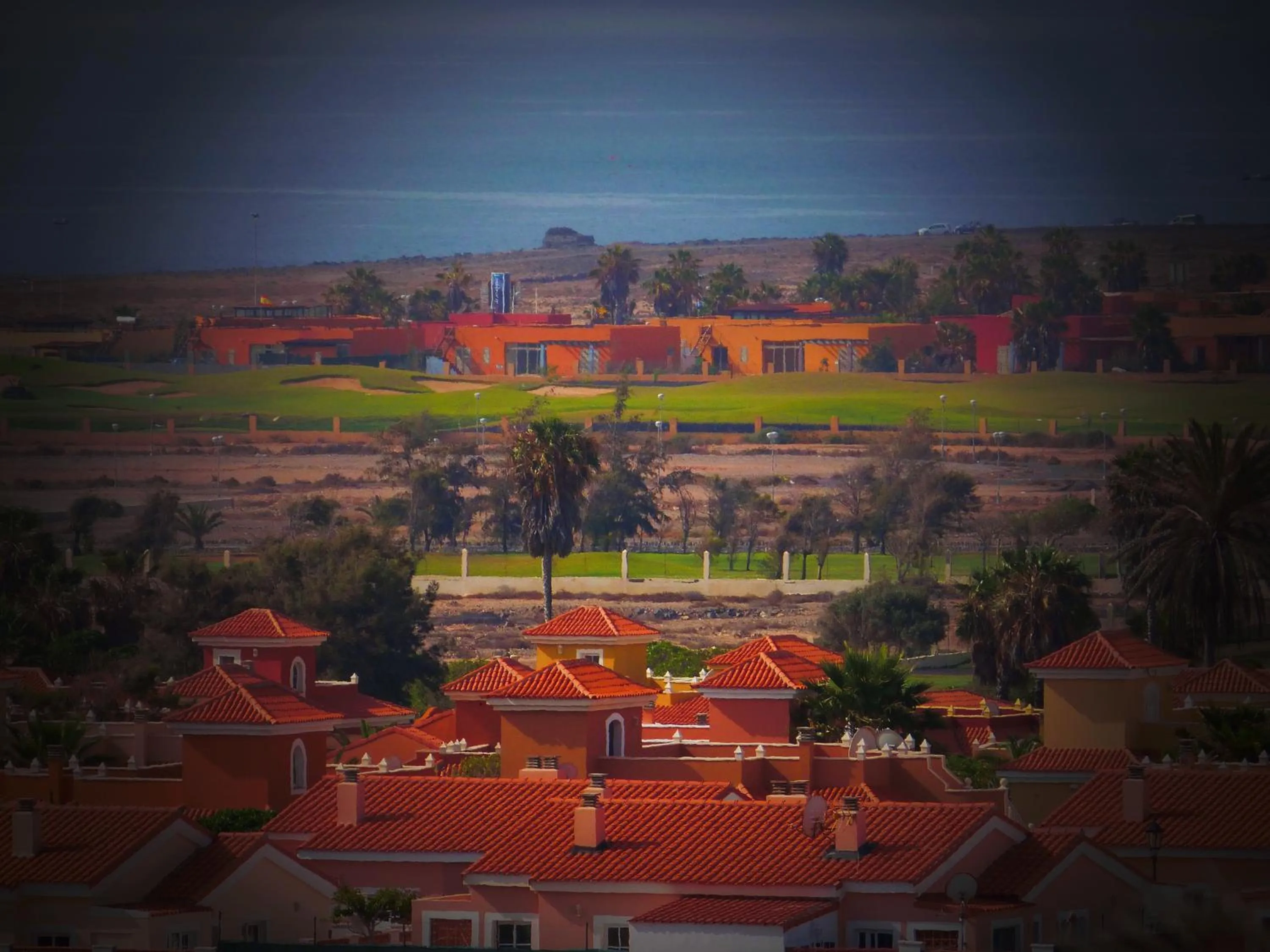 Golfcourse in Bungalows Castillo Beach