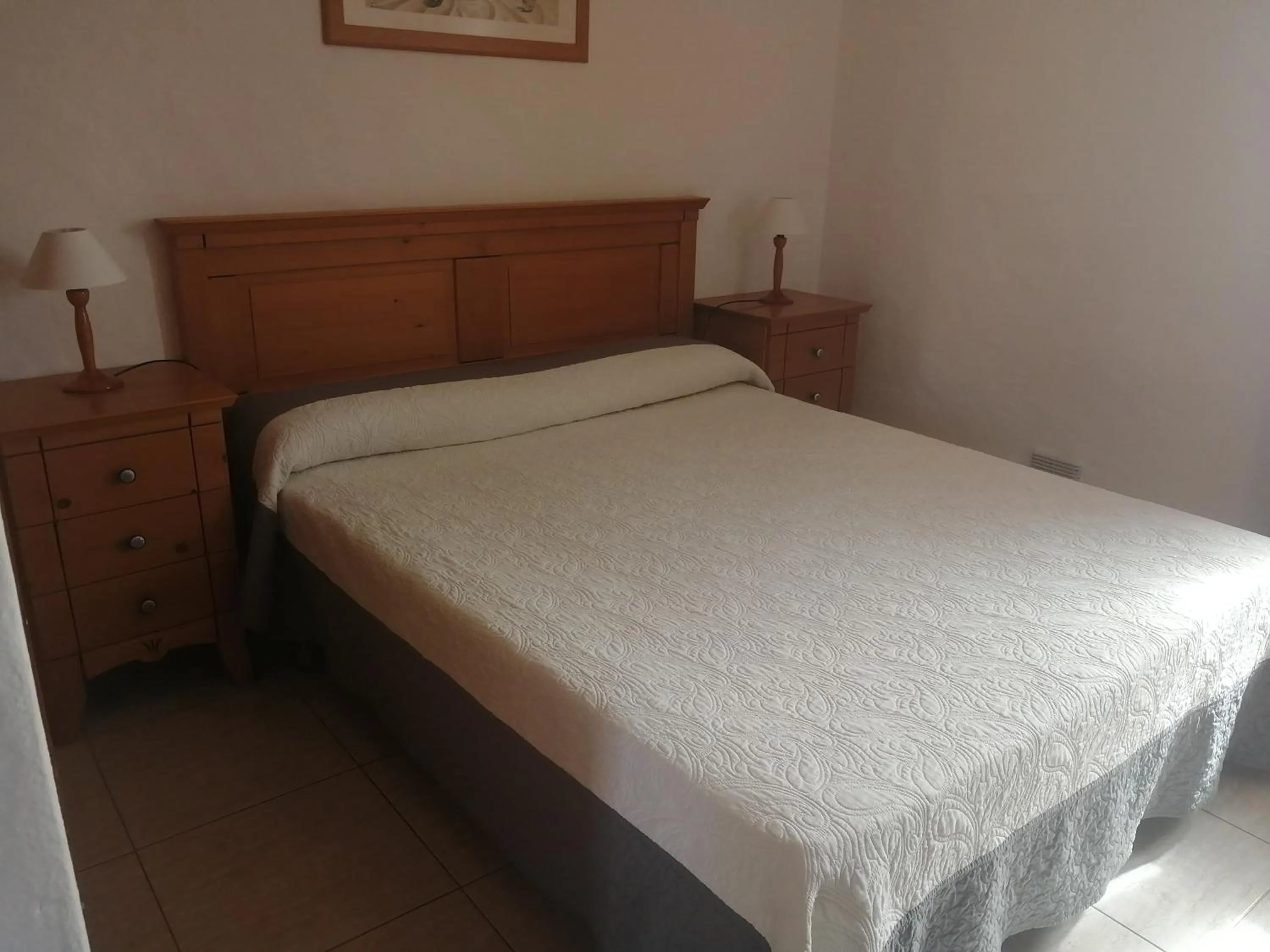 Bed in Bungalows Castillo Beach