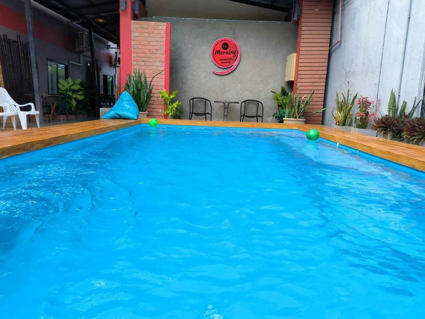 Pool view in The Morning mini house aonang