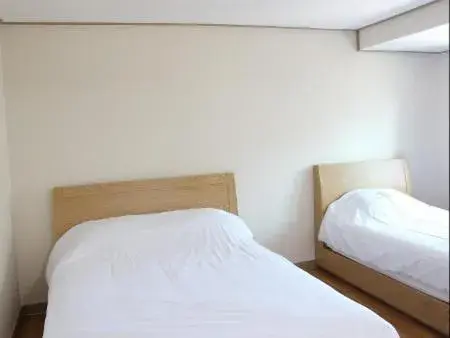 Bed in The Lucete Hotel Bed in The Lucete Hotel