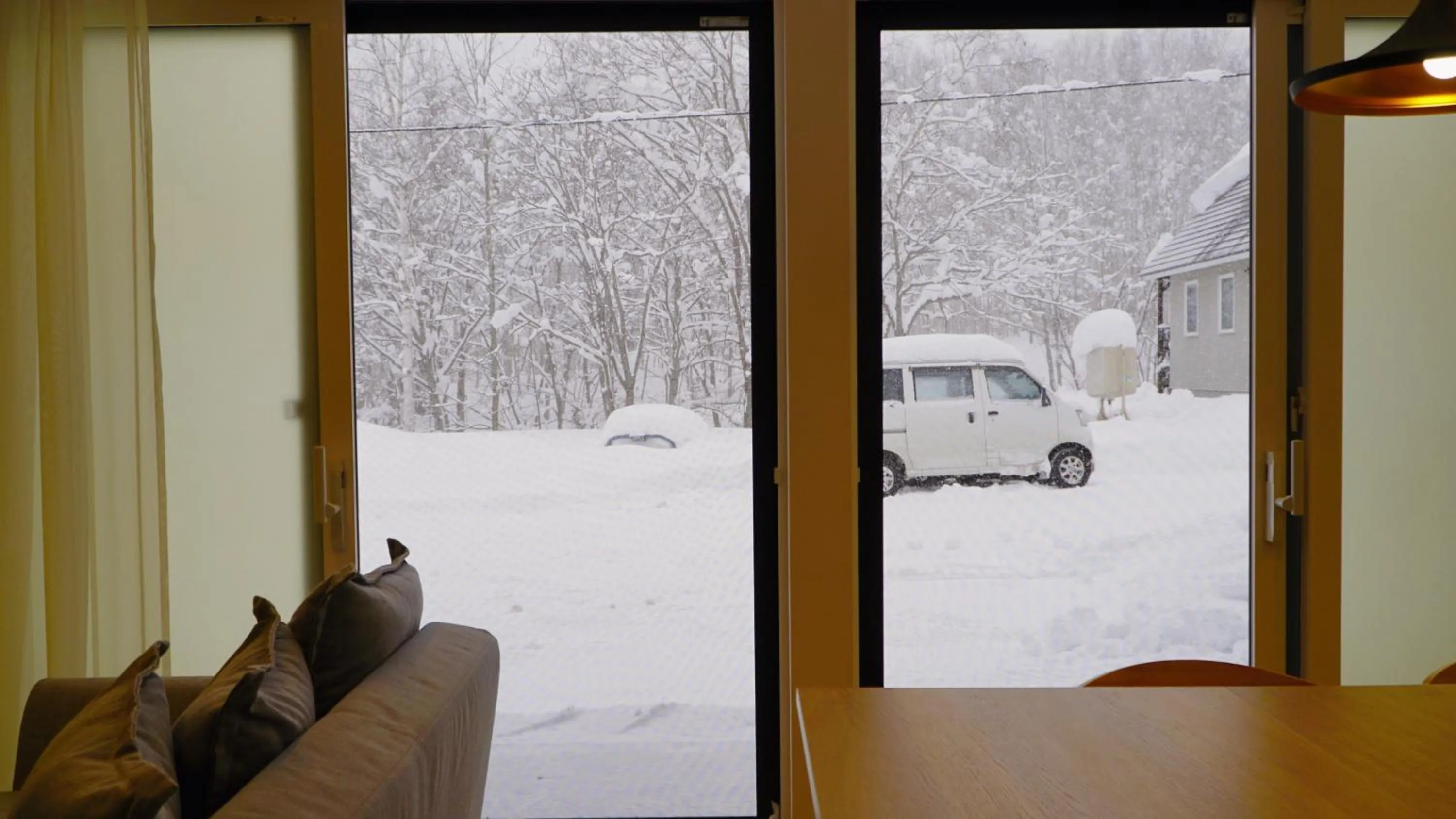 Living room in Niseko White Villas YUNOSATO