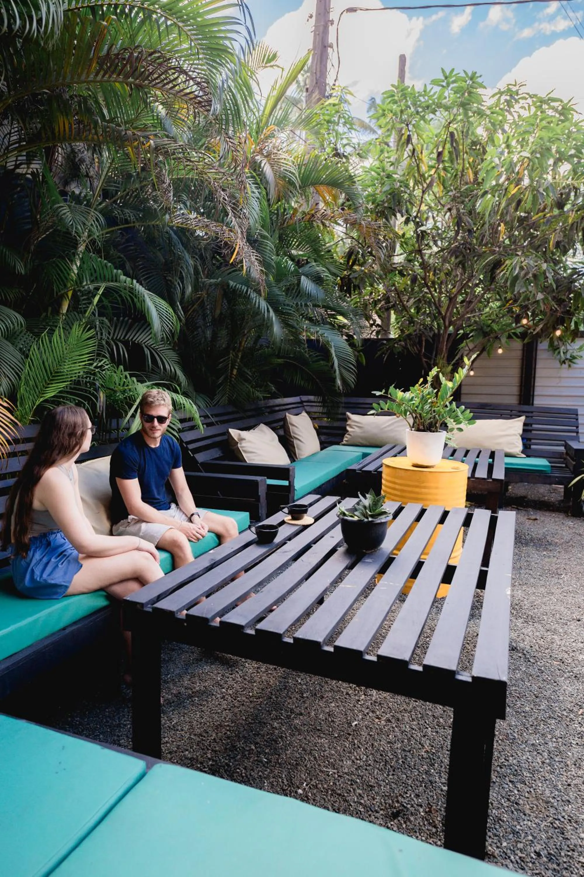 Seating area in Sugar Hostel Weligama - Coliving & Coworking