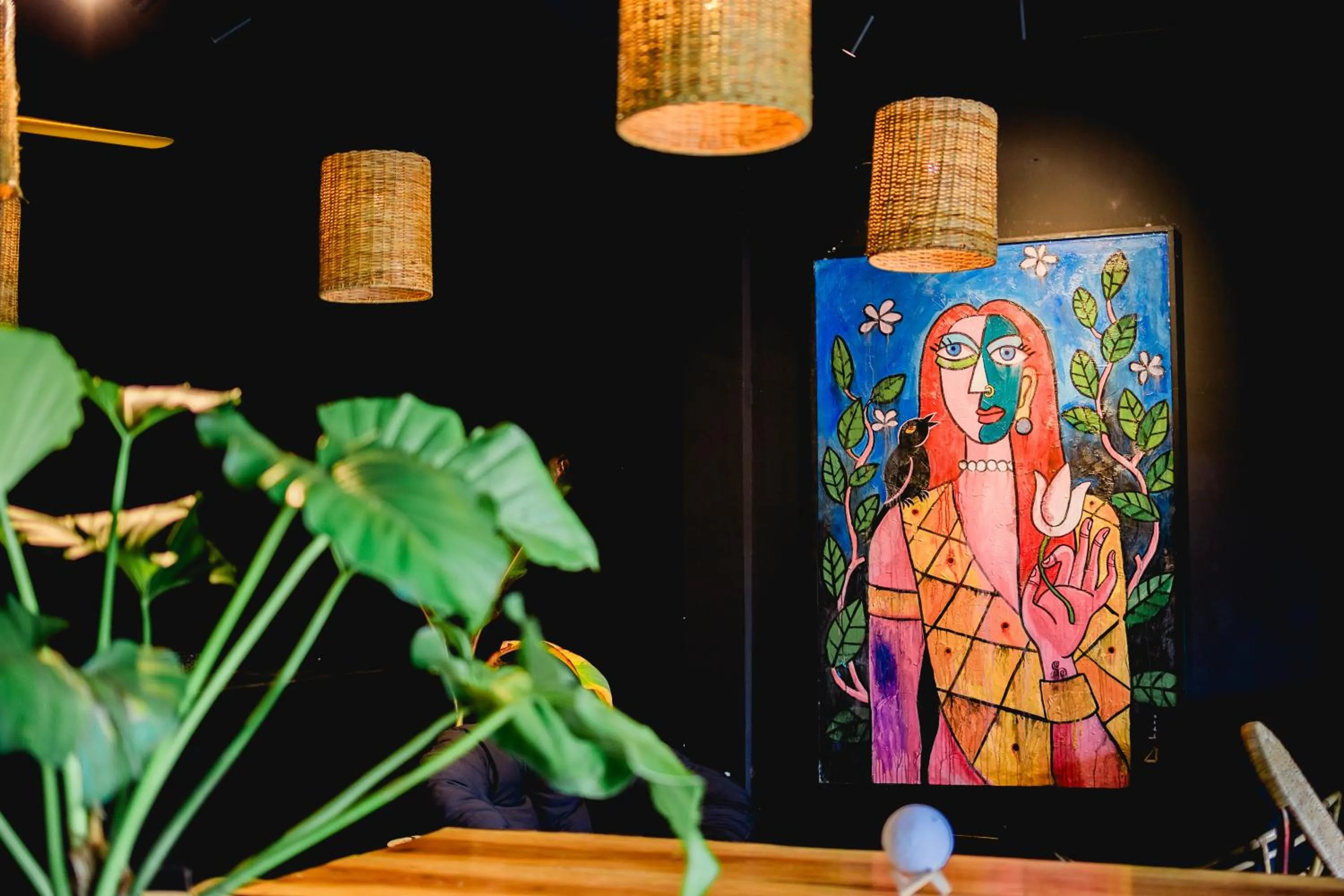 Decorative detail in Sugar Hostel Weligama - Coliving & Coworking