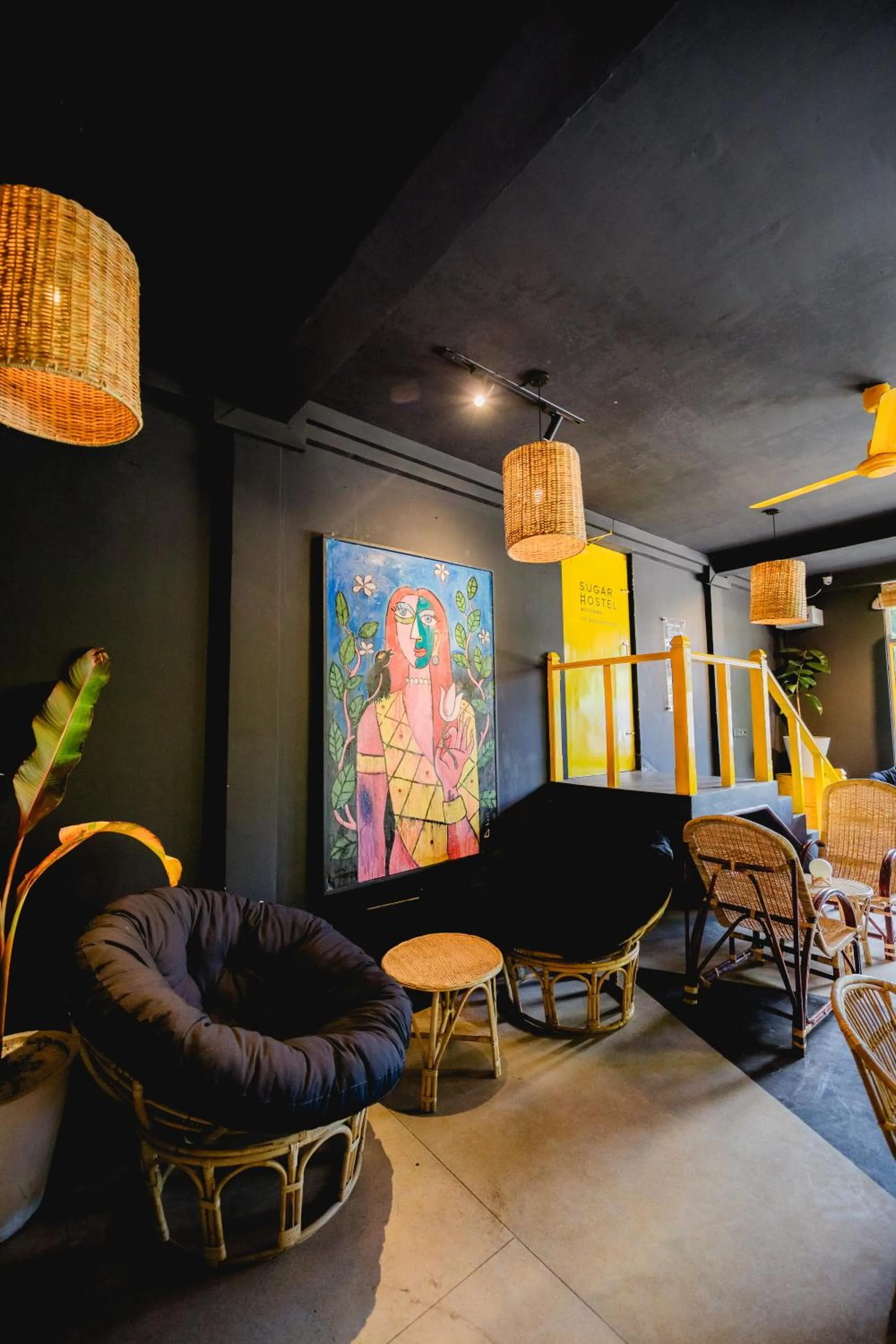 Decorative detail in Sugar Hostel Weligama - Coliving & Coworking