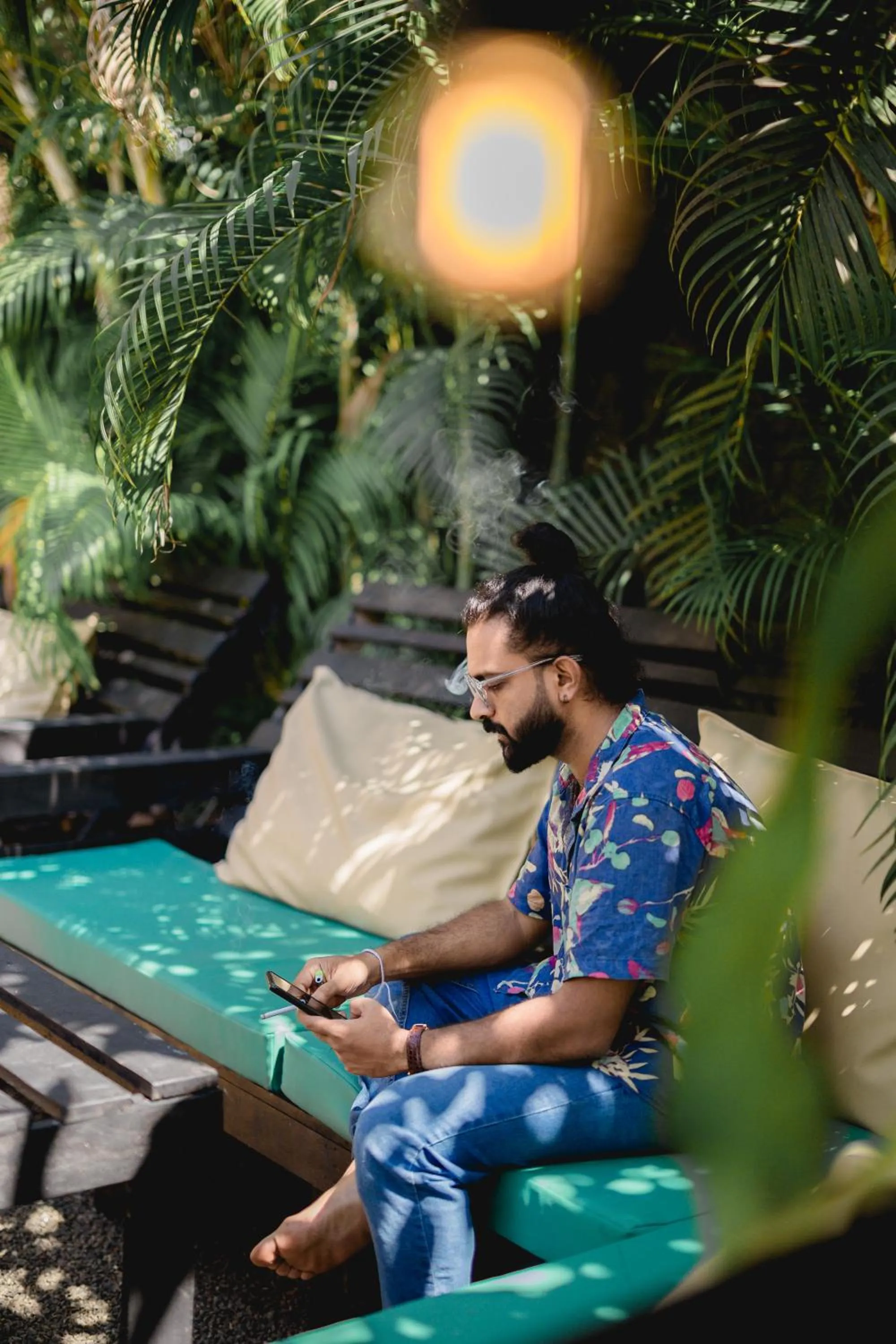 Garden view in Sugar Hostel Weligama - Coliving & Coworking