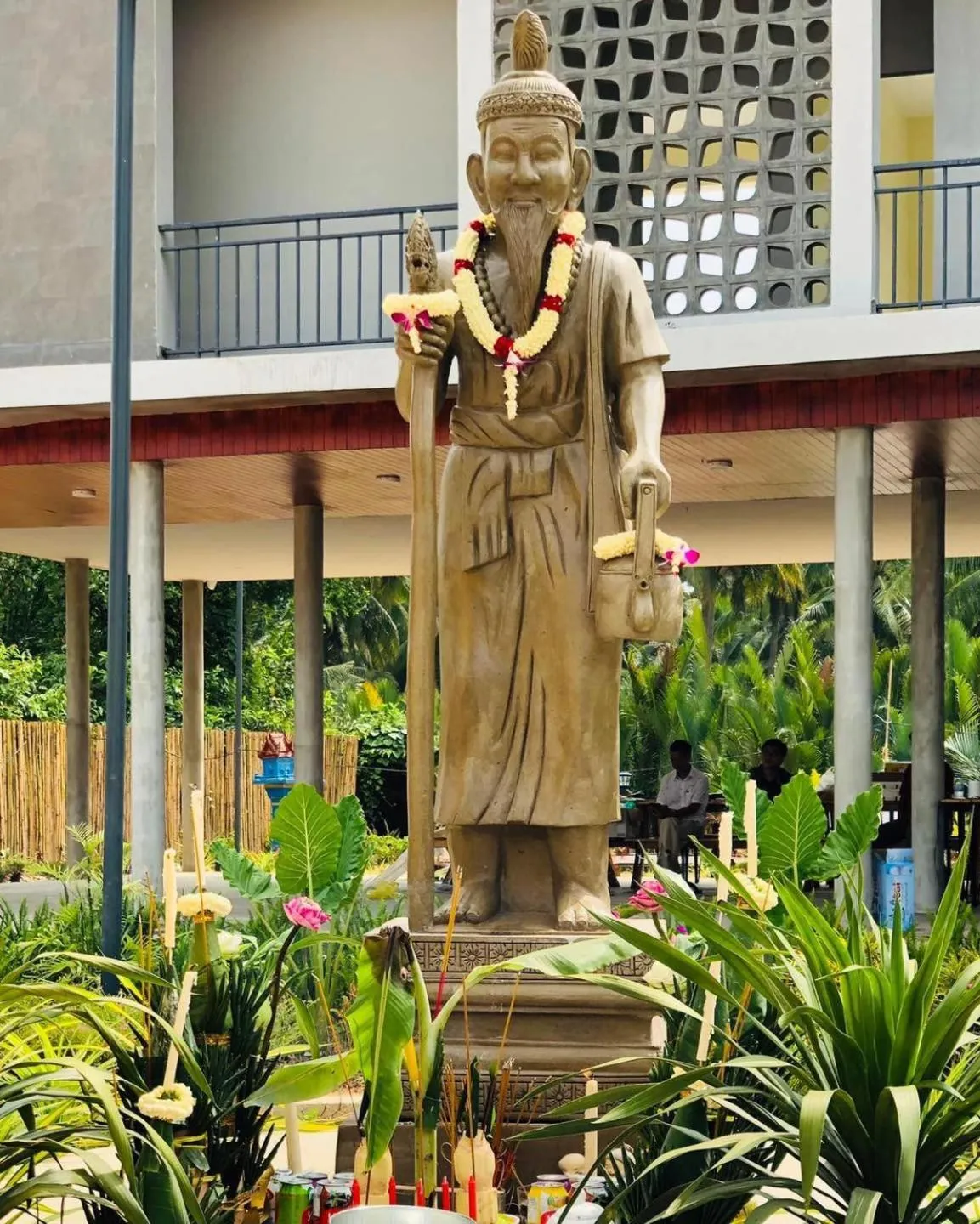Garden view in Kampot Tropical Village