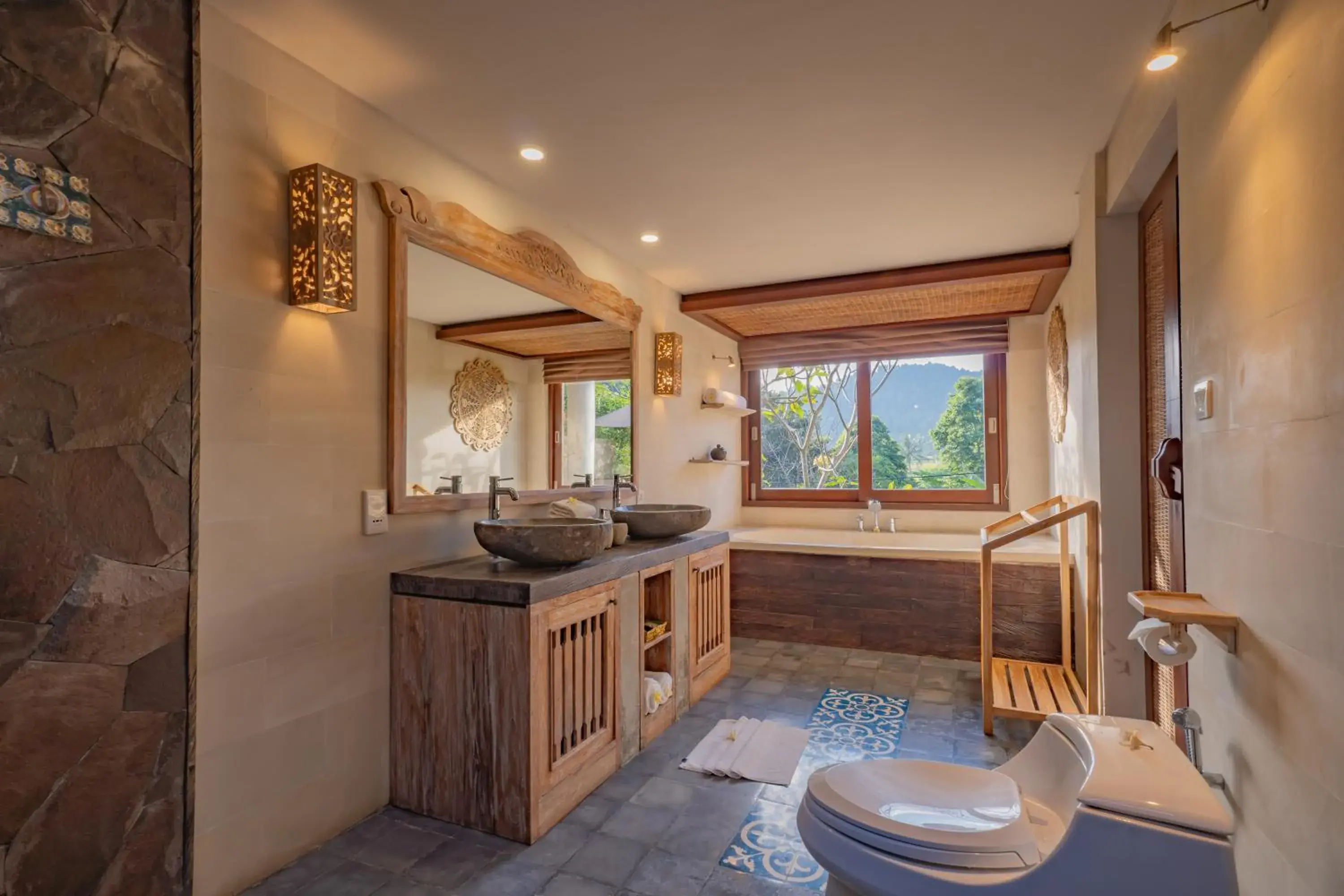 Bathroom in Maha Hills Resort by Mahaprana Experience Bathroom in Maha Hills Resort by Mahaprana Experience