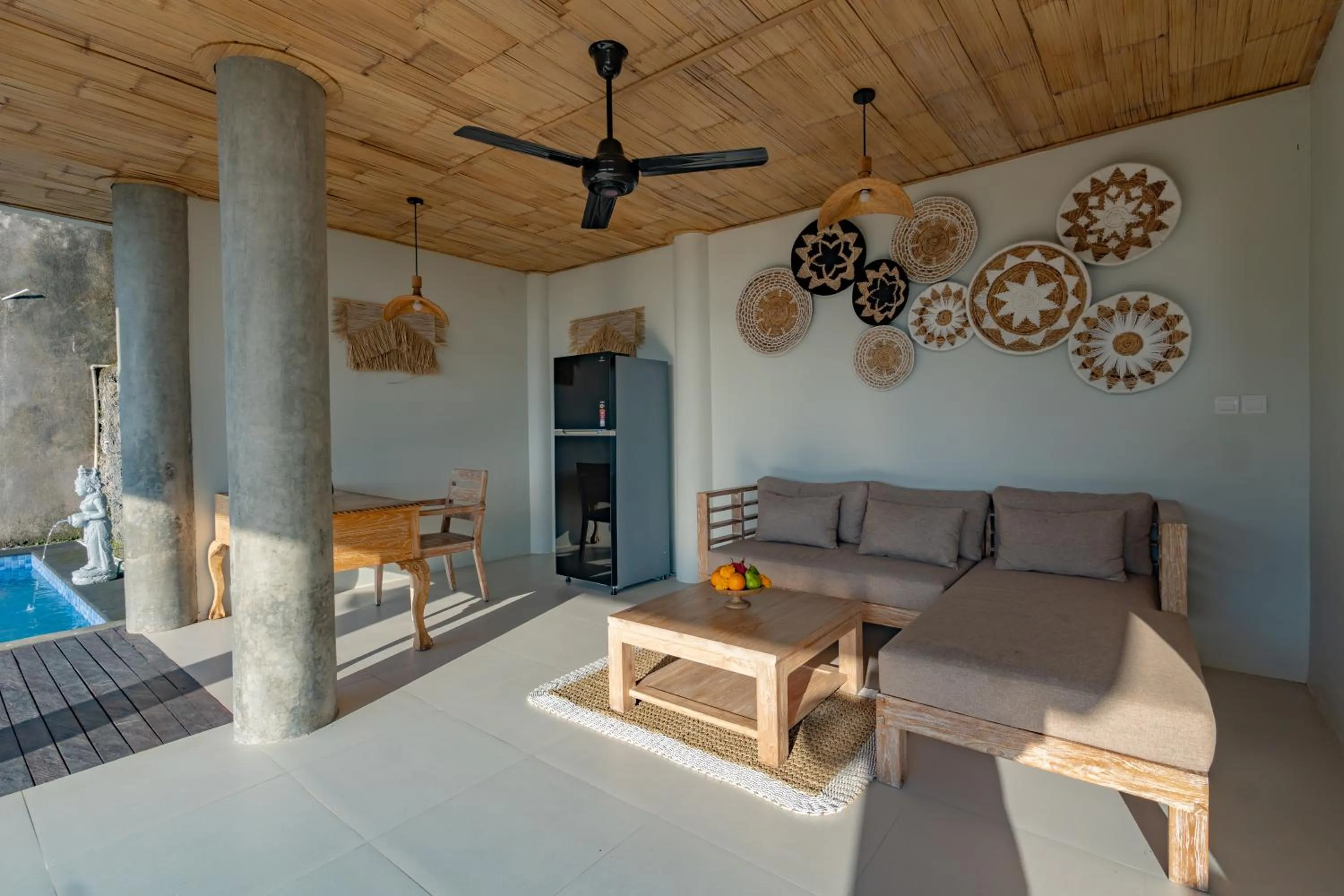 Living room in Maha Hills Resort by Mahaprana Experience