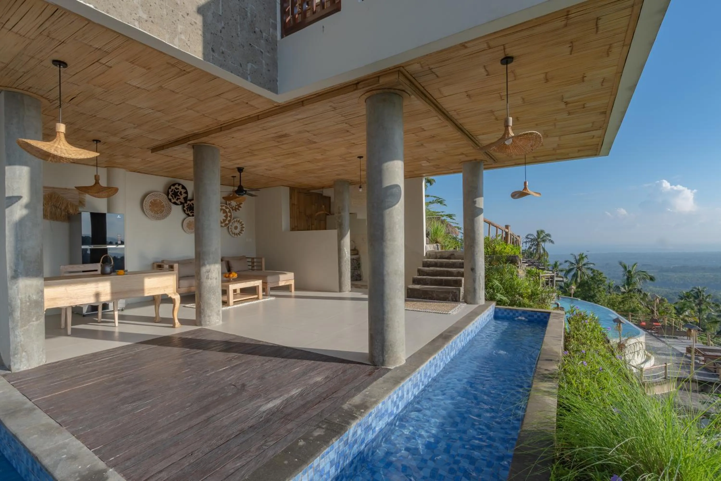 Pool view in Maha Hills Resort by Mahaprana Experience