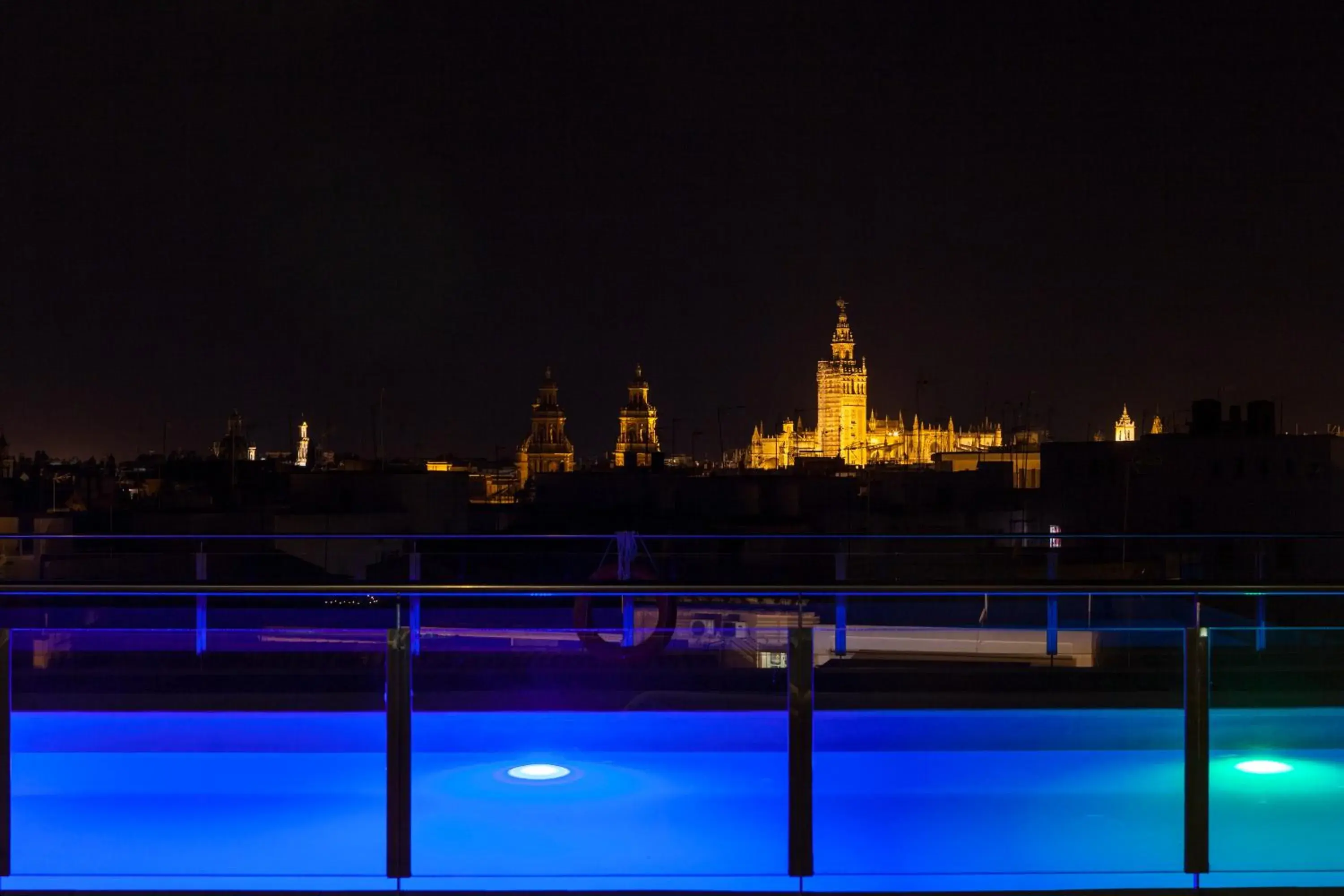 Pool view in Hotel Don Paco Pool view in Hotel Don Paco
