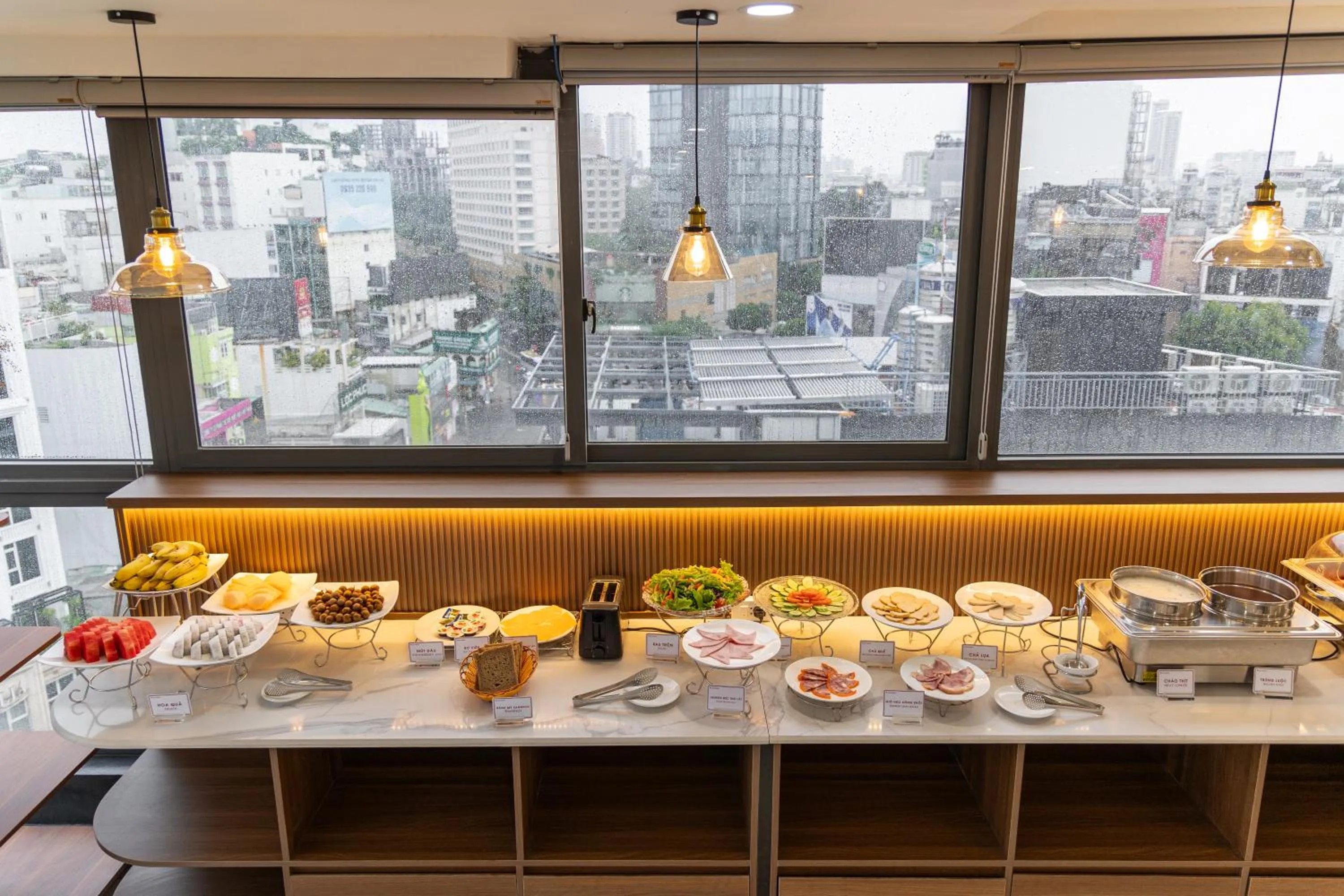 Breakfast in A25 Hotel - 55 Cách Mạng Tháng 8