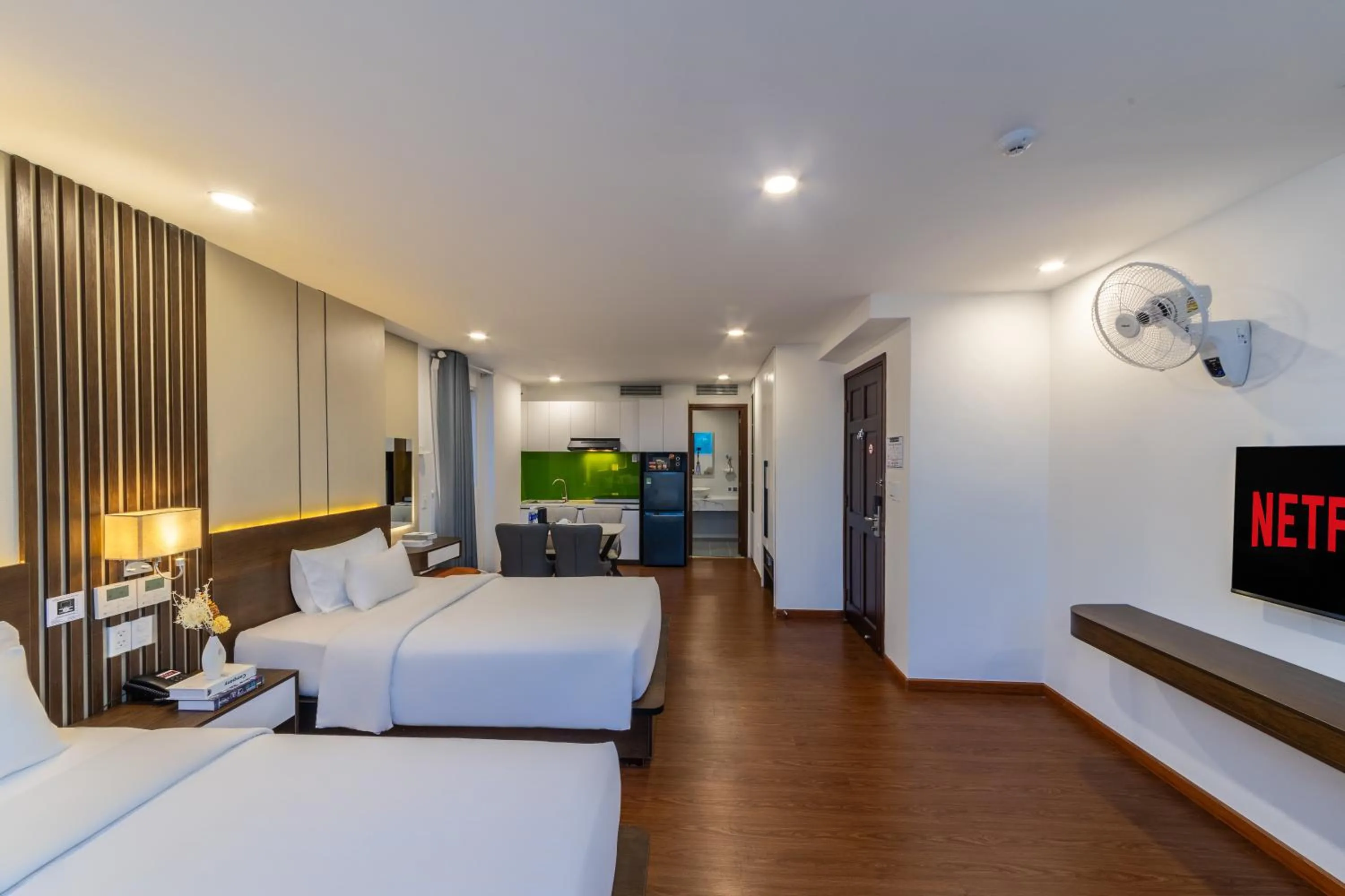 Bed in A25 Hotel - 55 Cách Mạng Tháng 8