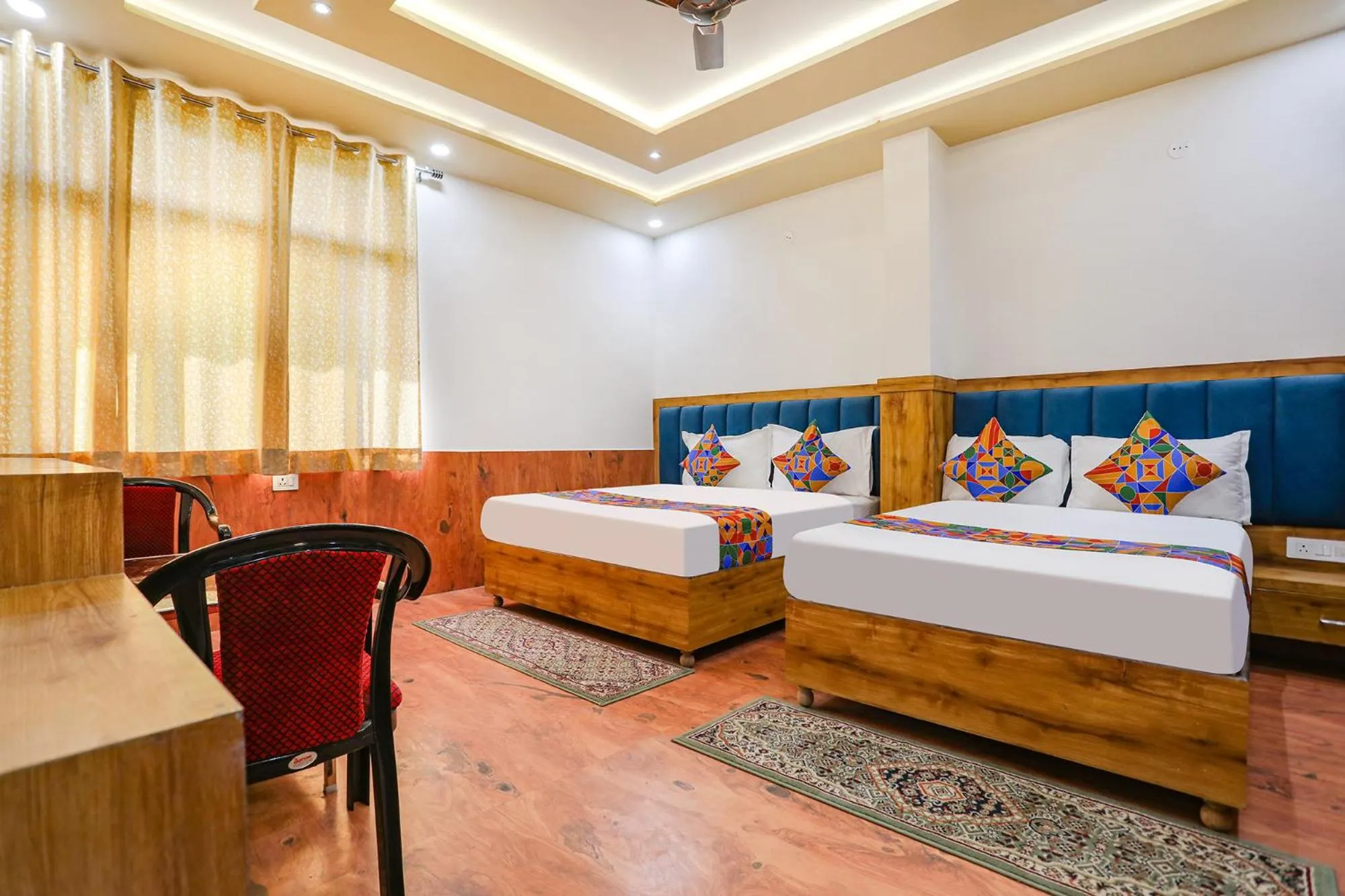 Bed in FabHotel Aaradhya Residency