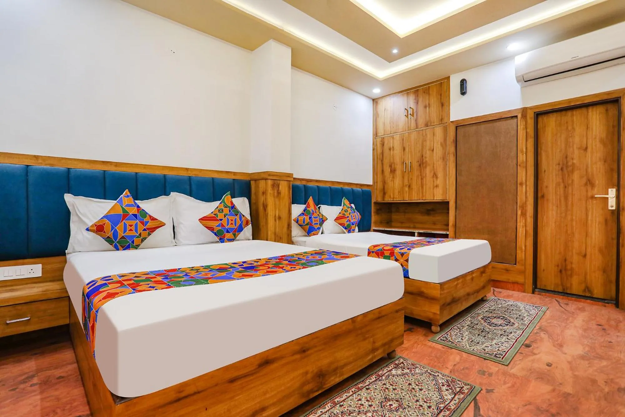 Bed in FabHotel Aaradhya Residency