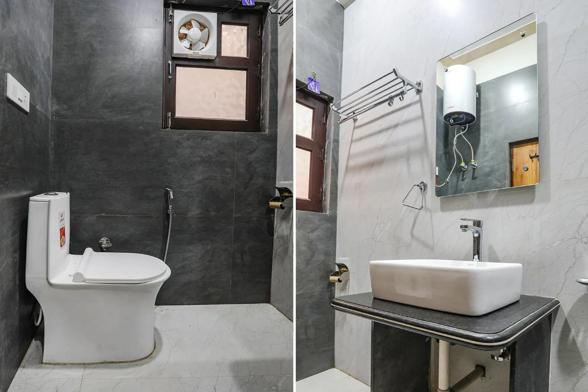 Bathroom in FabHotel Aaradhya Residency