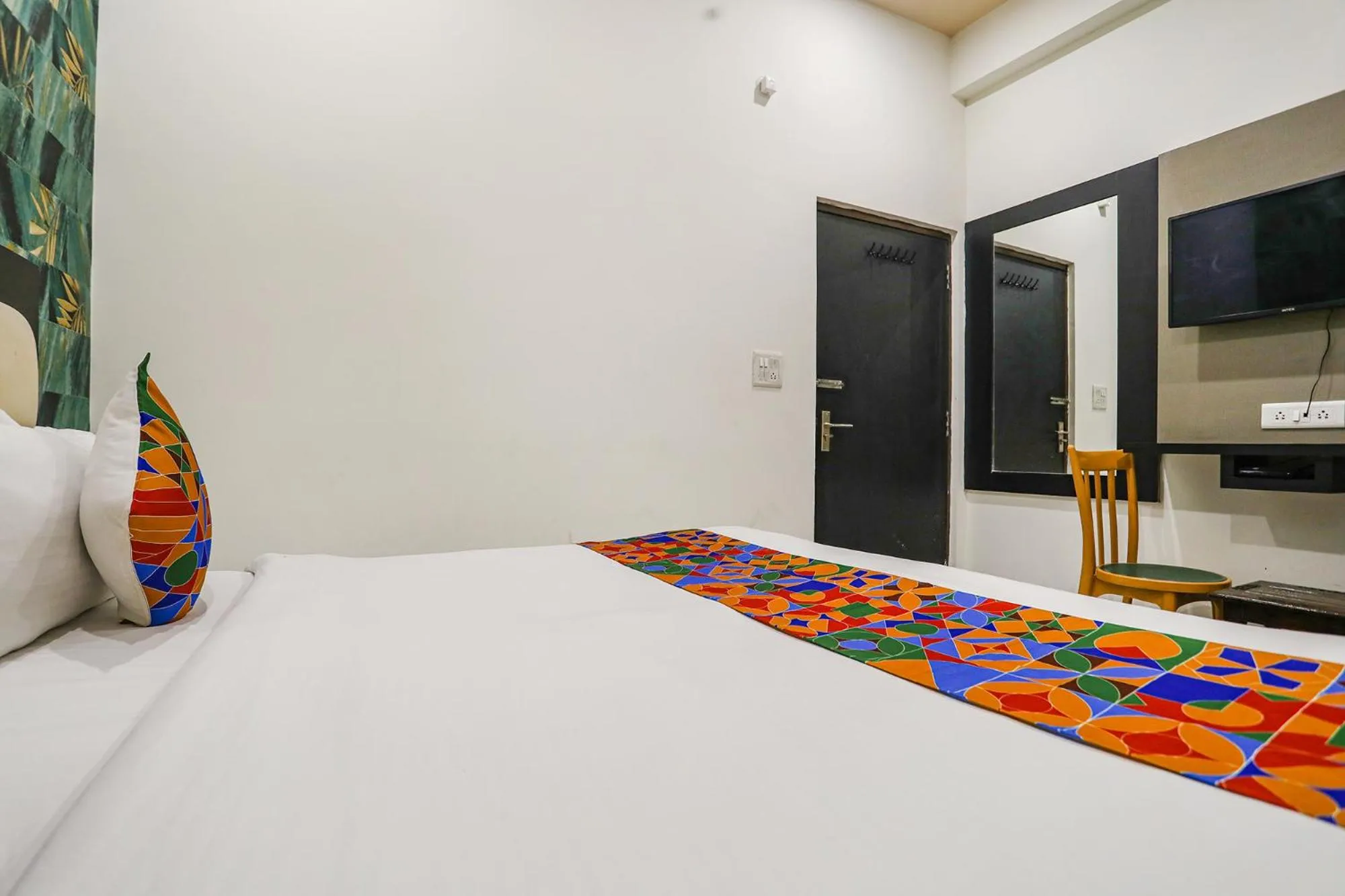 Bed in FabHotel Aaradhya Residency