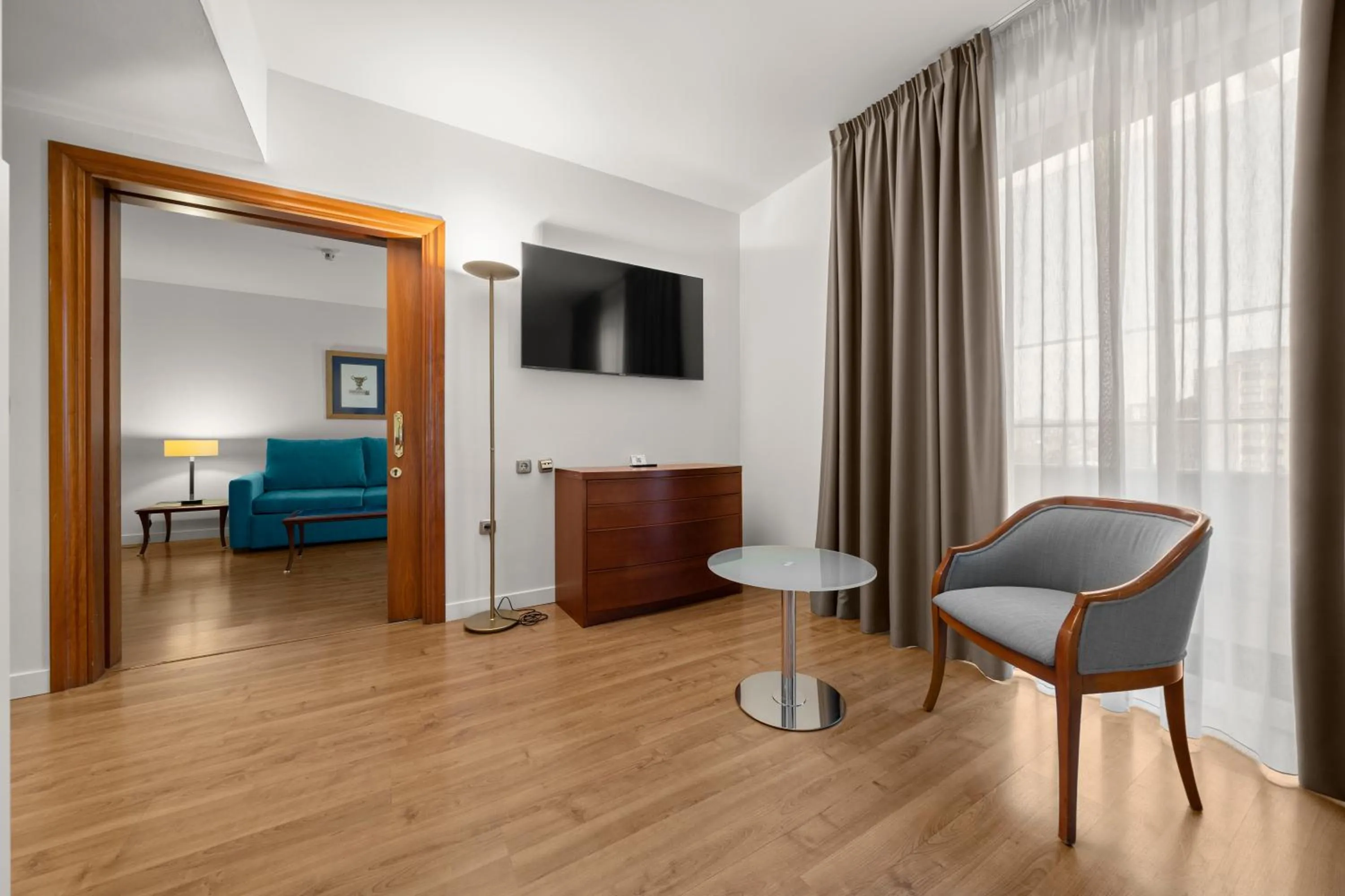 Living room in Hotel Zentral Gijón Rey Pelayo