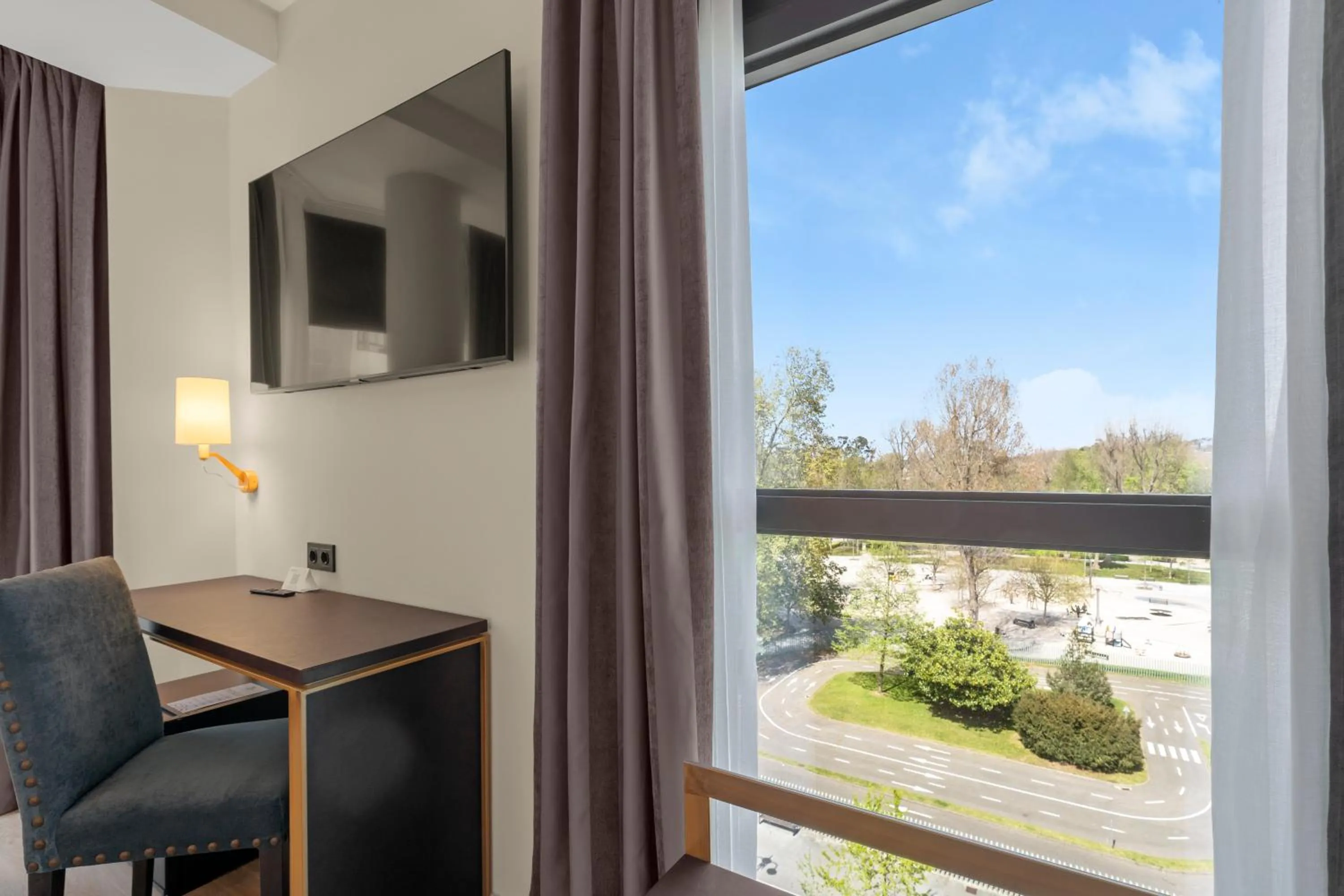 View (from property/room) in Hotel Zentral Gijón Rey Pelayo