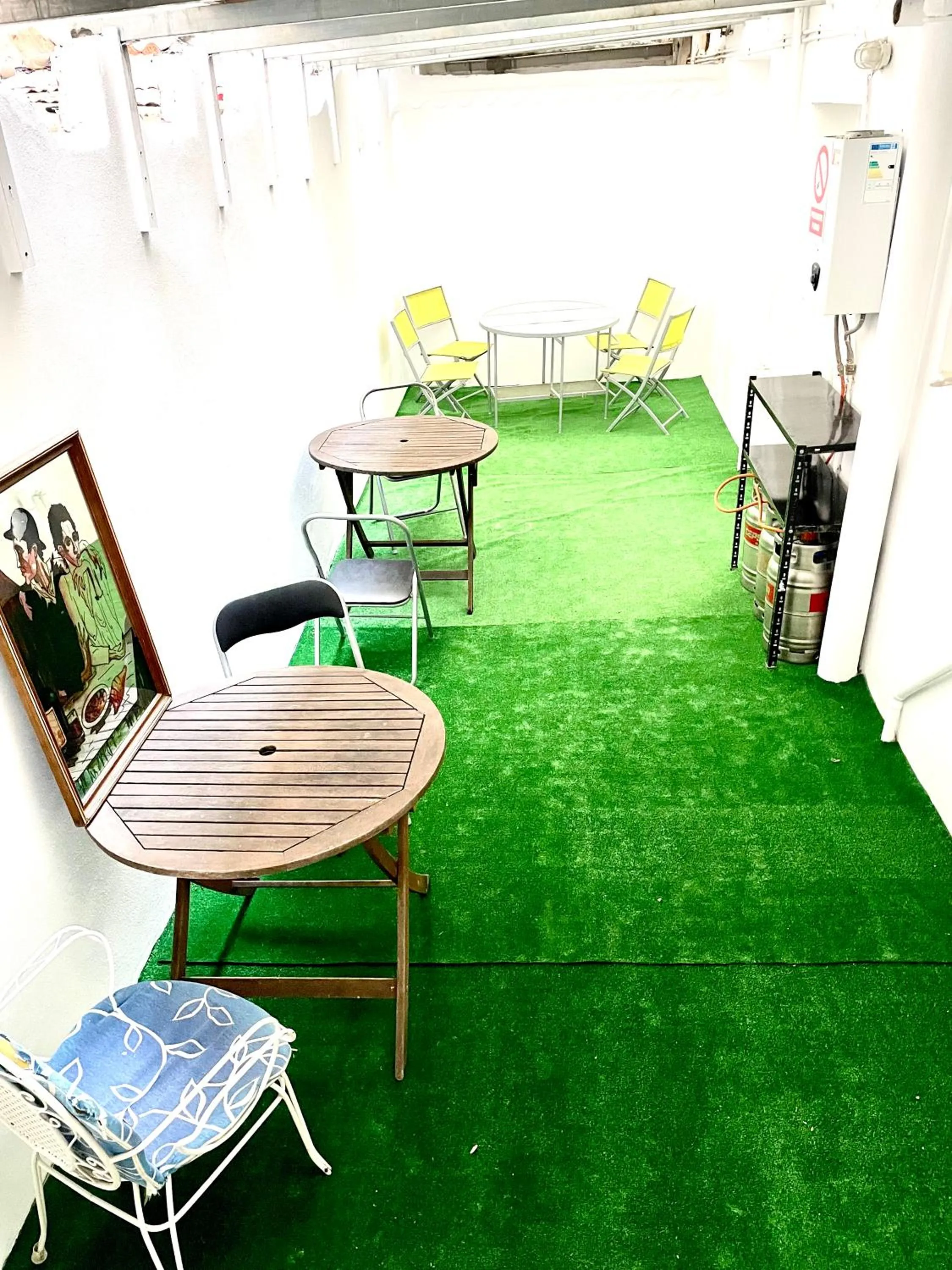 Patio in Las habitaciones en Alicante