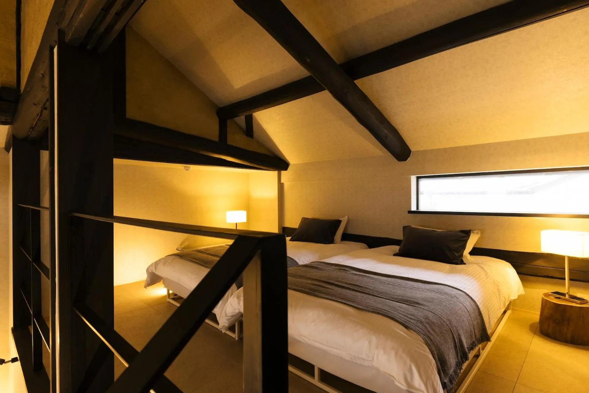 Bed in Wellis Villa Awaji