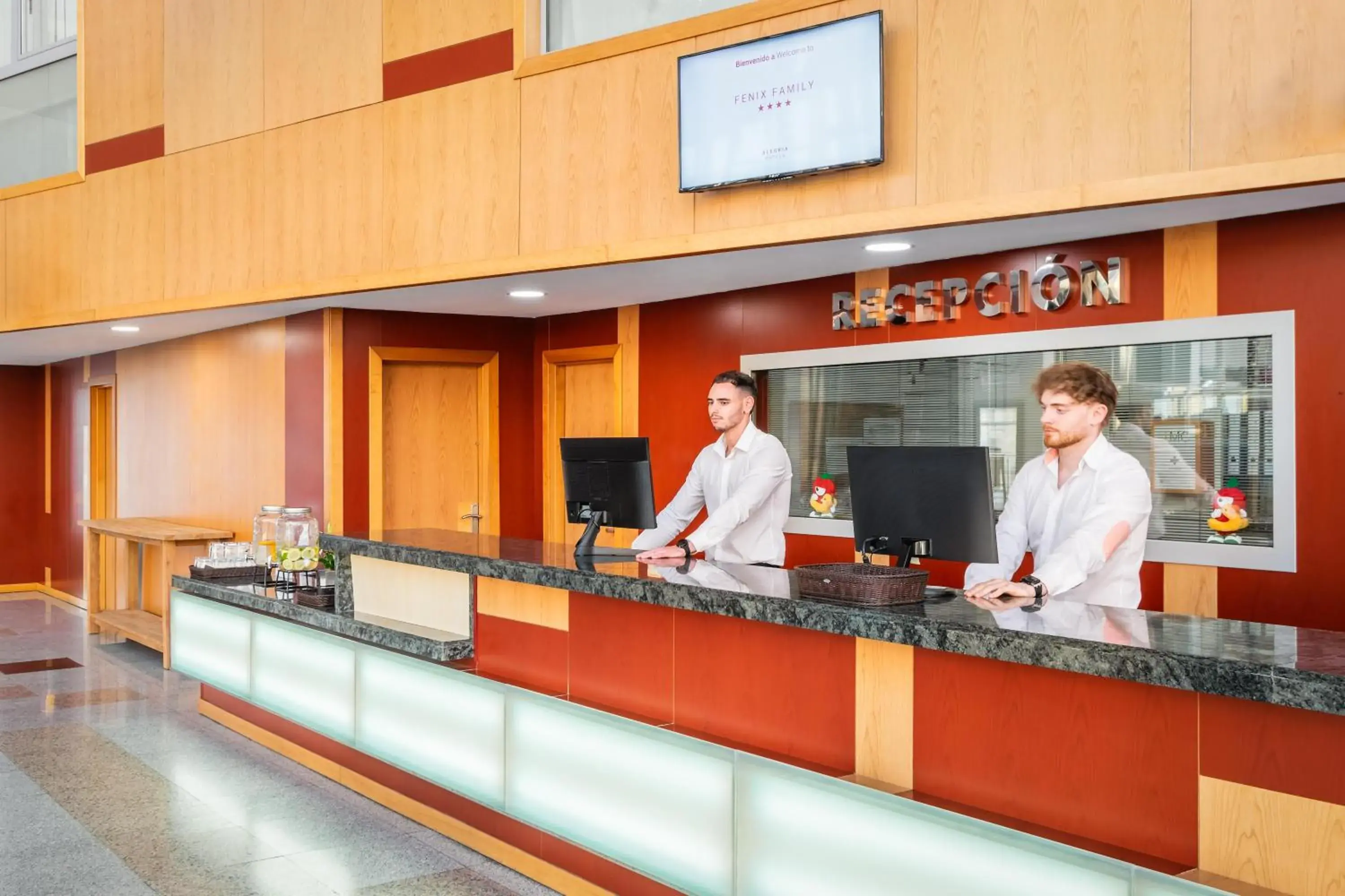 Lobby or reception in Hotel Fenix Family by ALEGRIA Lobby or reception in Hotel Fenix Family by ALEGRIA