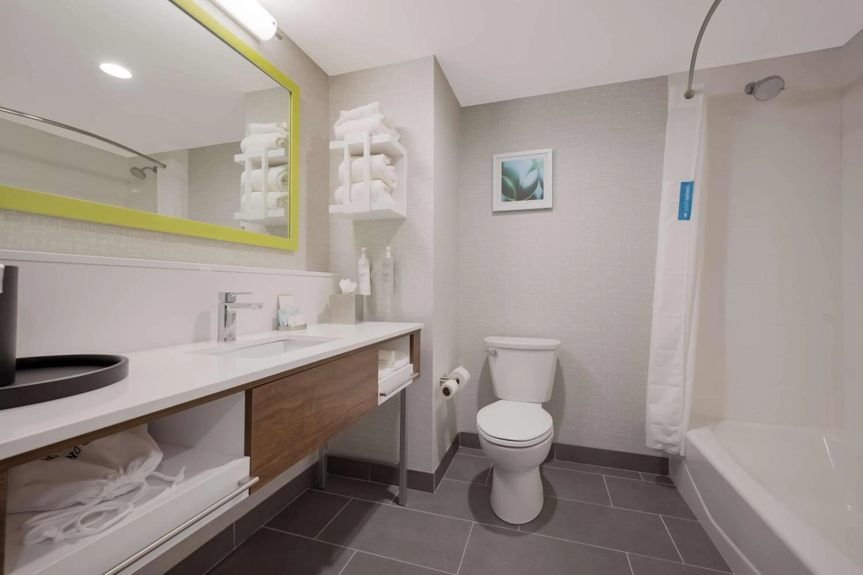 Bathroom in Hampton Inn by Hilton Detroit Southfield