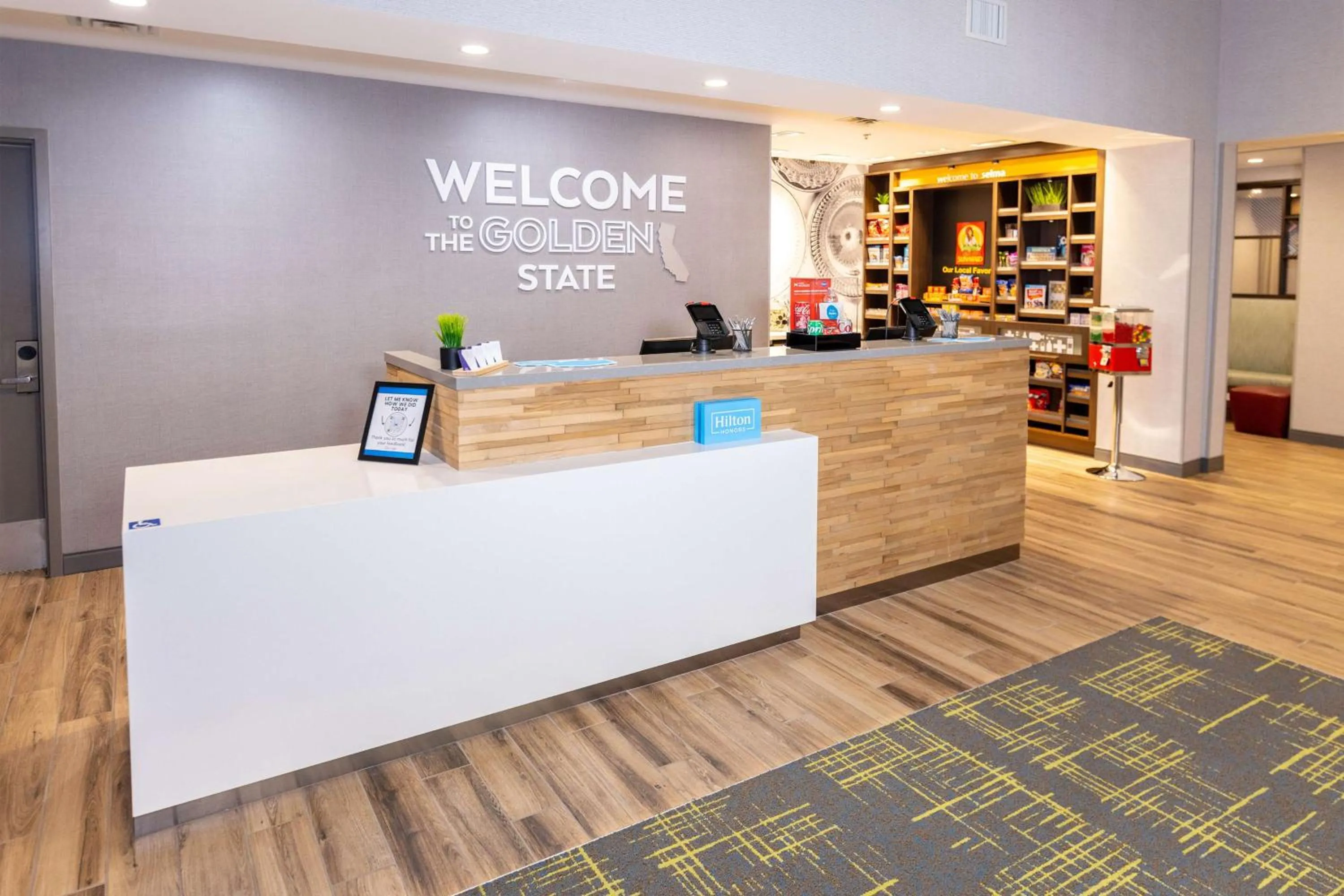 Lobby or reception in Hampton Inn Selma, Ca