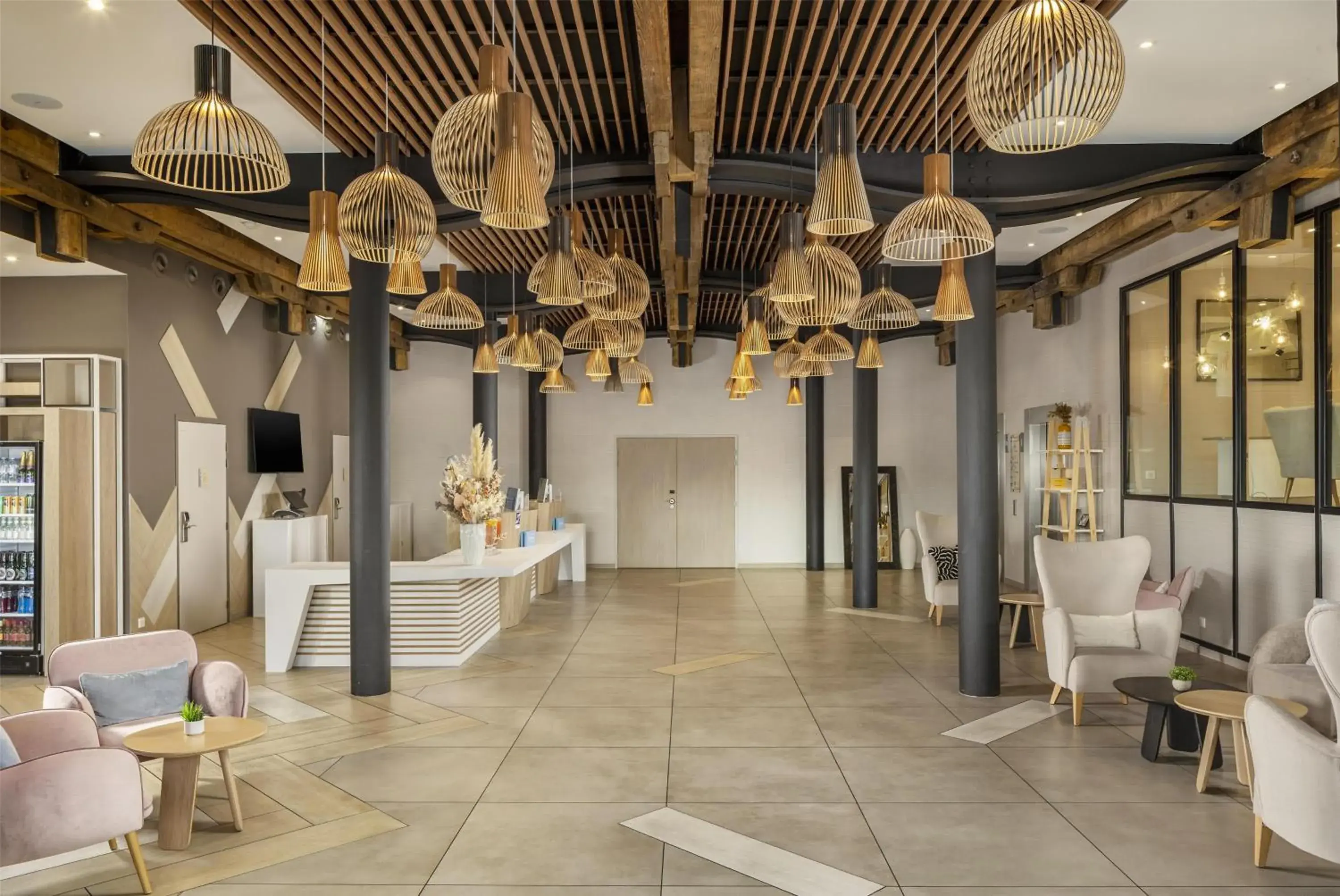 Lobby or reception in Hilton Garden Inn Paris La Villette Lobby or reception in Hilton Garden Inn Paris La Villette