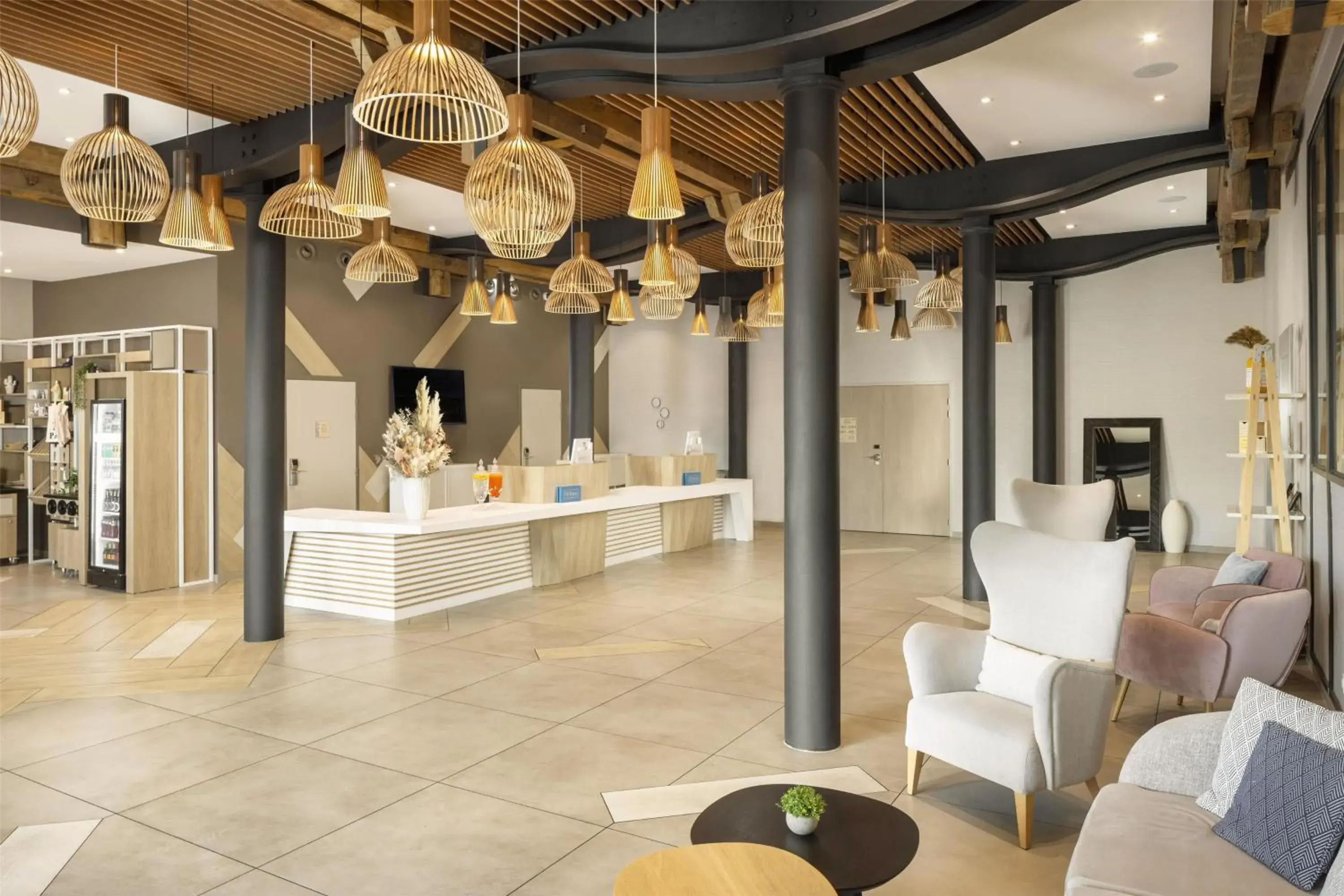 Lobby or reception in Hilton Garden Inn Paris La Villette Lobby or reception in Hilton Garden Inn Paris La Villette