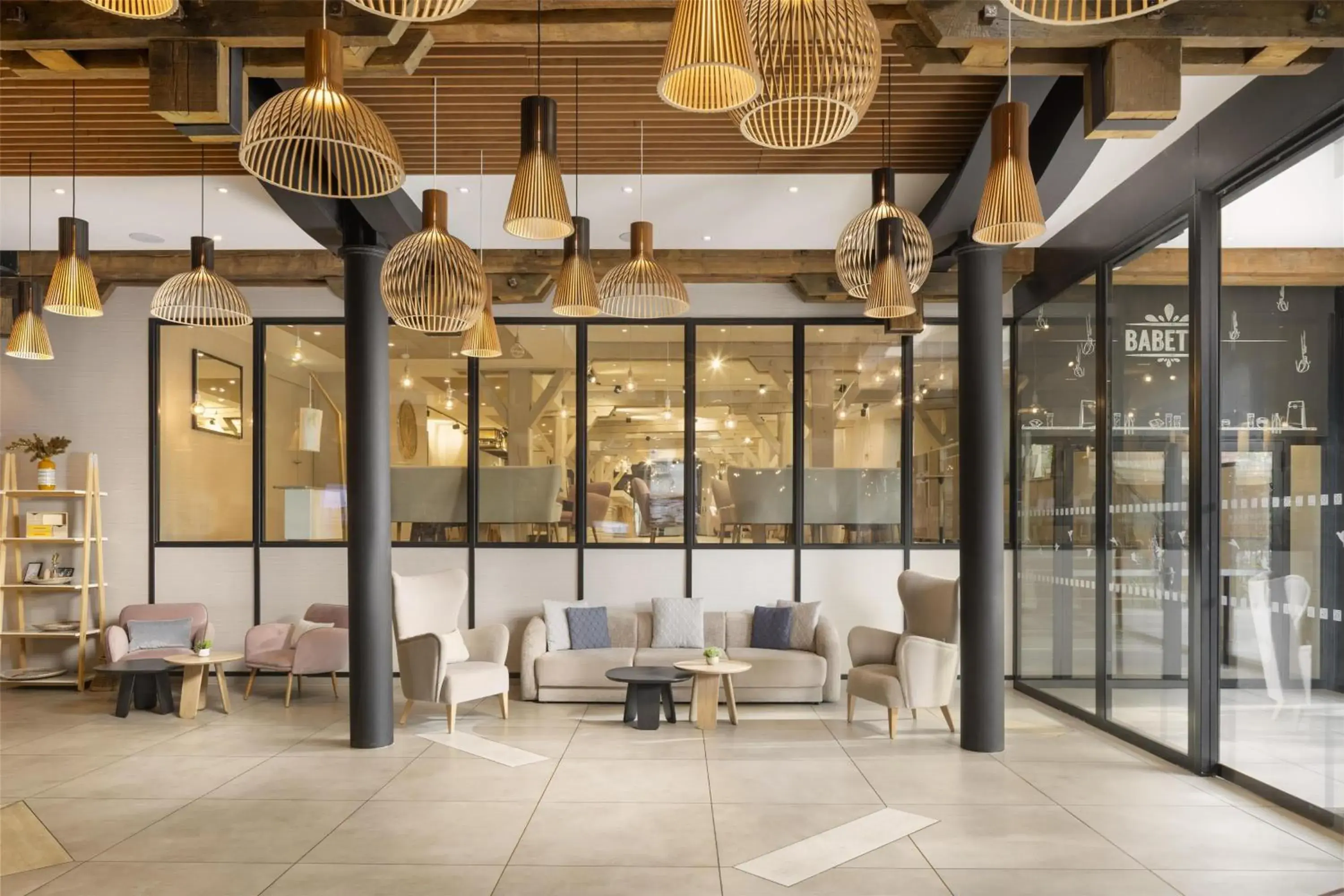 Lobby or reception in Hilton Garden Inn Paris La Villette Lobby or reception in Hilton Garden Inn Paris La Villette