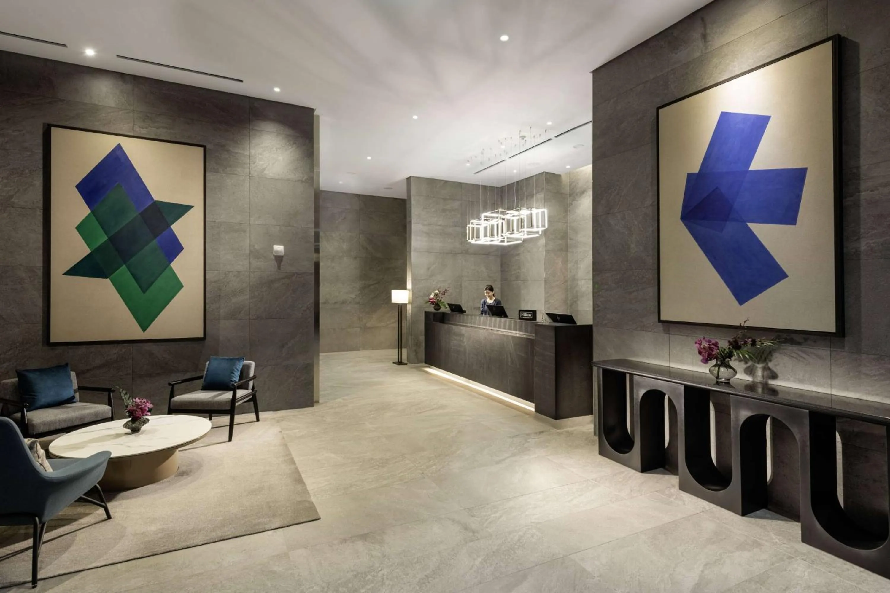 Lobby or reception in DoubleTree By Hilton Seoul Pangyo Residences