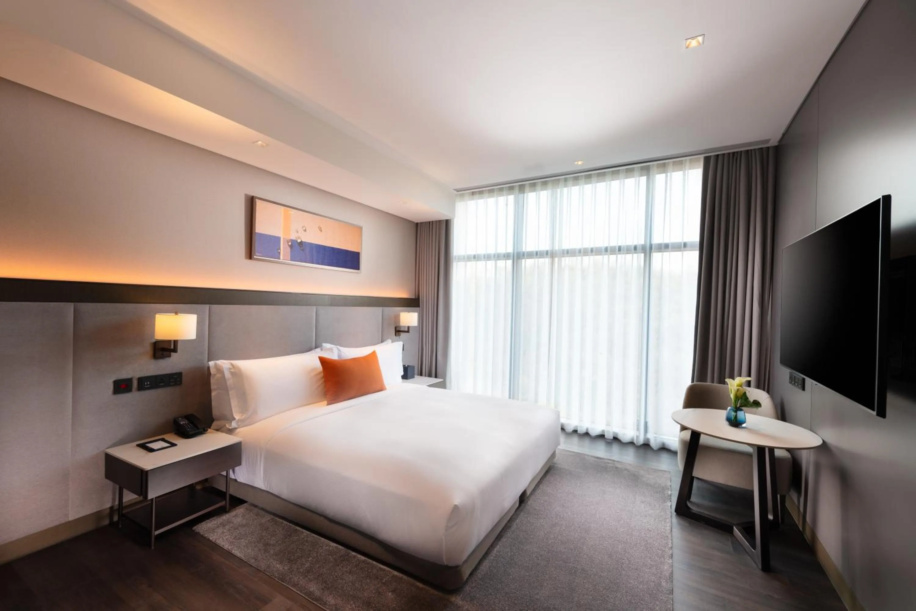 Bedroom, Bed in DoubleTree By Hilton Seoul Pangyo