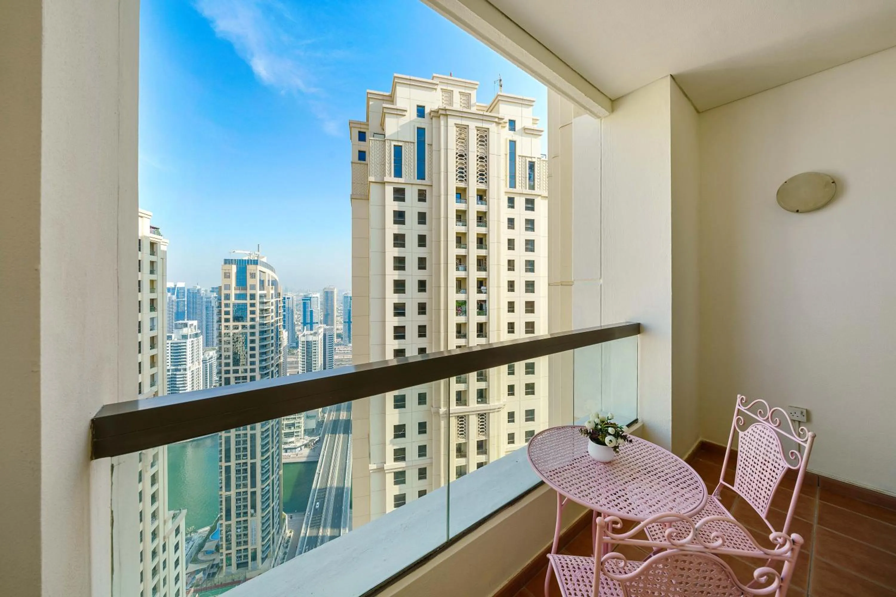 Balcony/Terrace in 2BR in JBR / Sea View / Dubai Marina / Walk2Beach