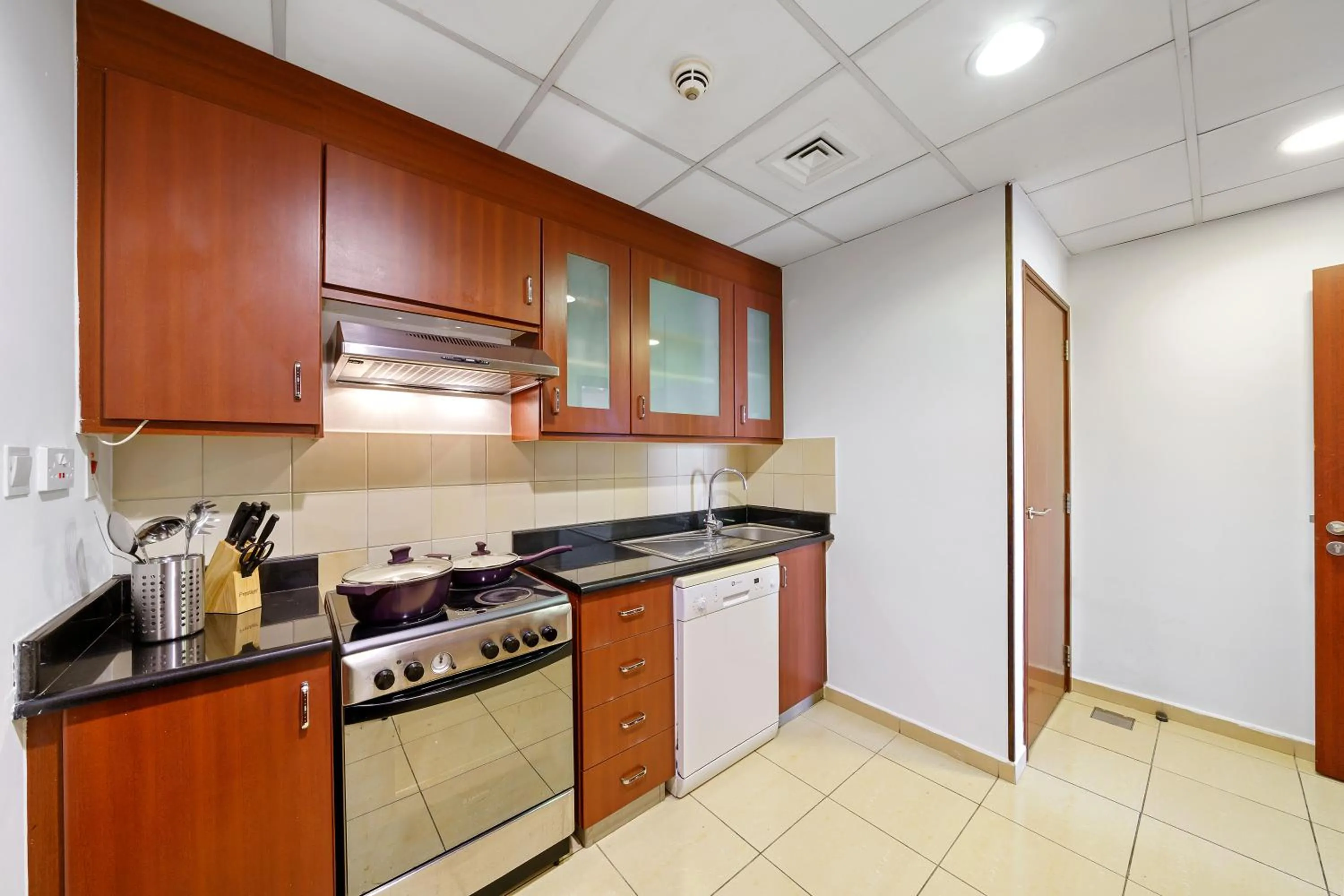 kitchen in 2BR in JBR / Sea View / Dubai Marina / Walk2Beach