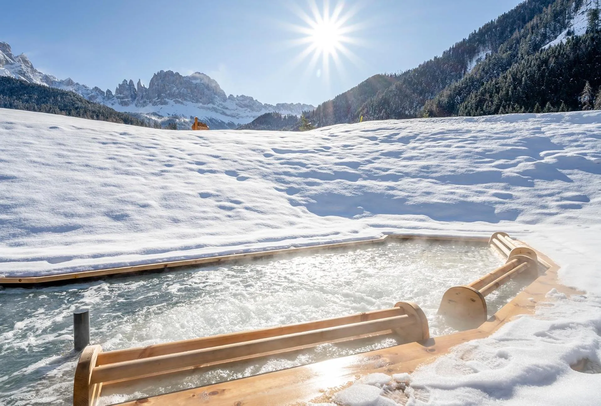 Natural landscape in Cyprianerhof Dolomit Resort