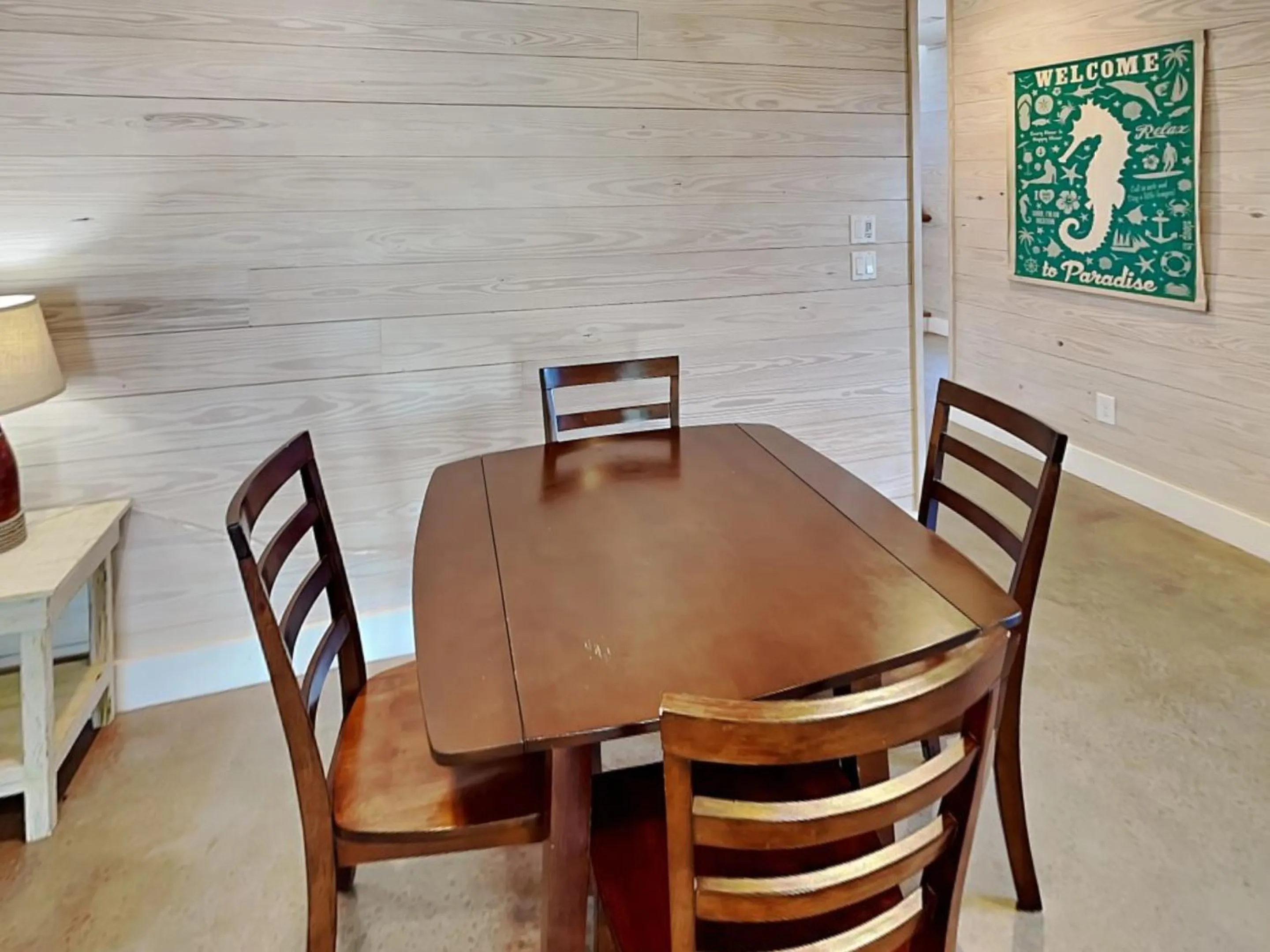 Seating area in Turtle Paradise