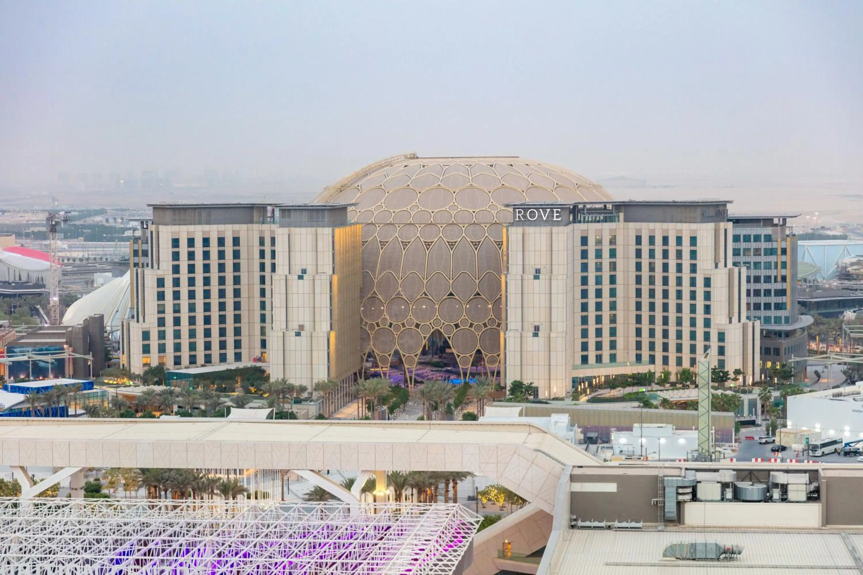 City view in Expo Village Serviced Apartments