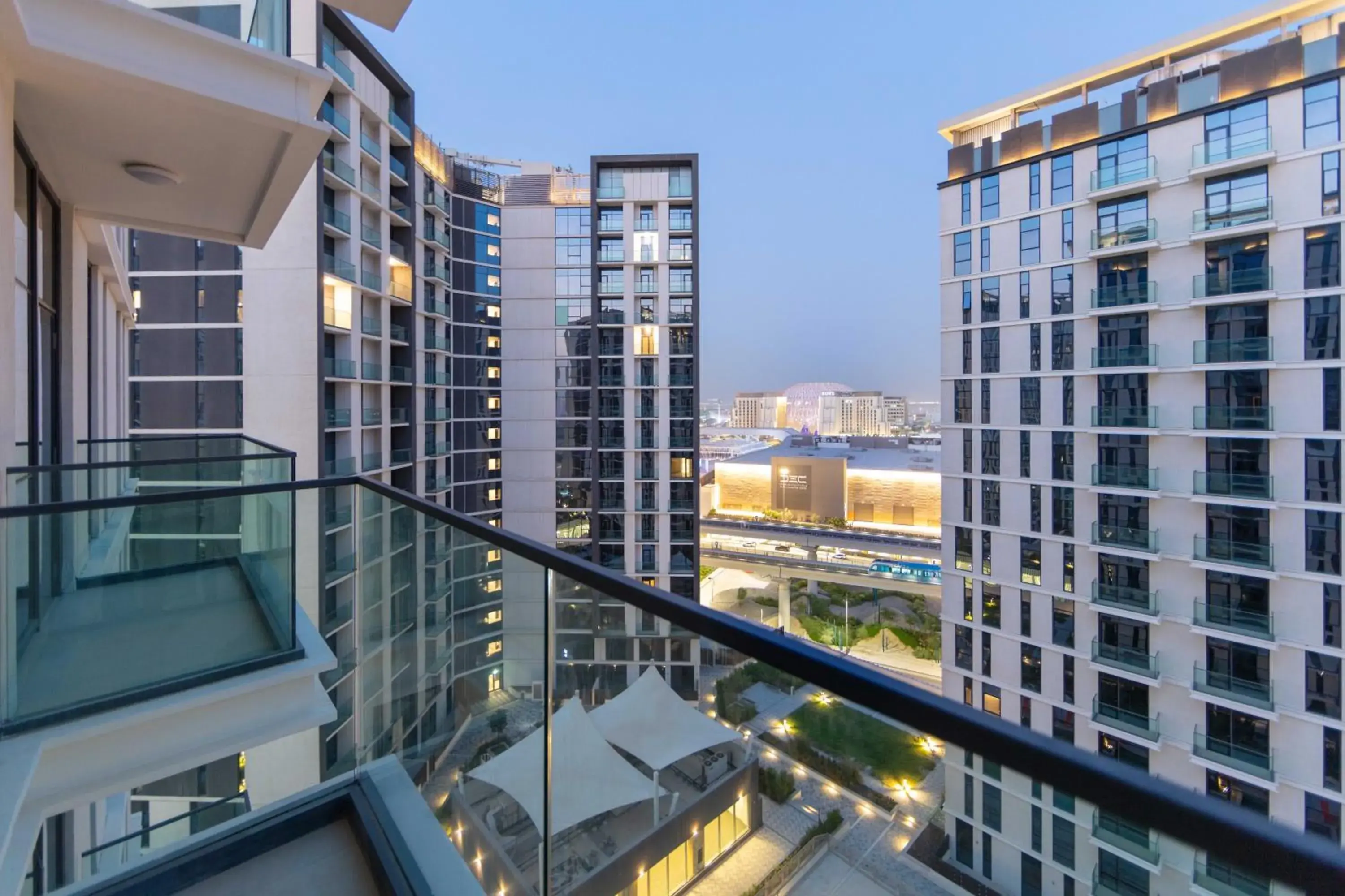 Property building in Expo Village Serviced Apartments Property building in Expo Village Serviced Apartments