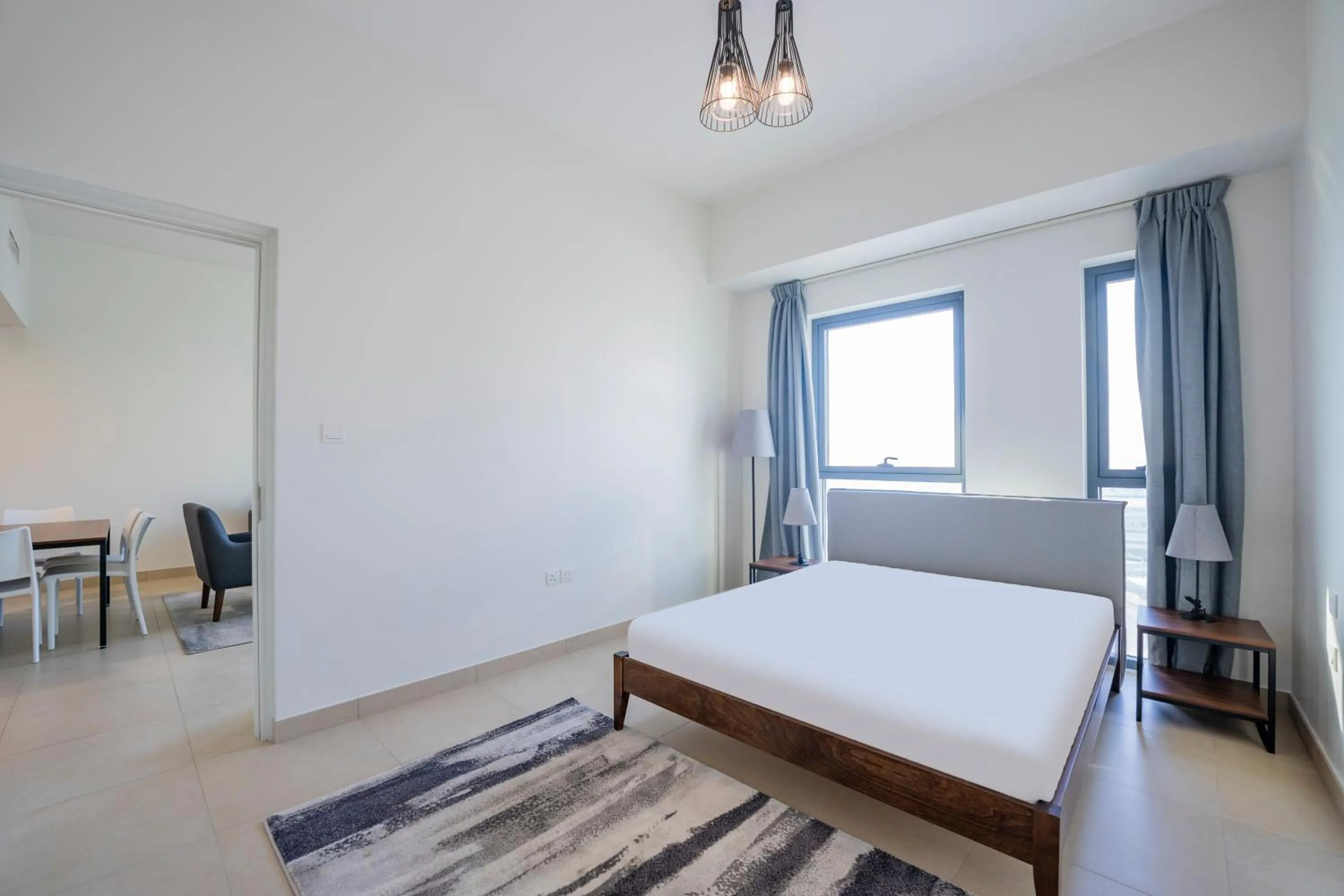 Bedroom, Bed in Expo Village Serviced Apartments