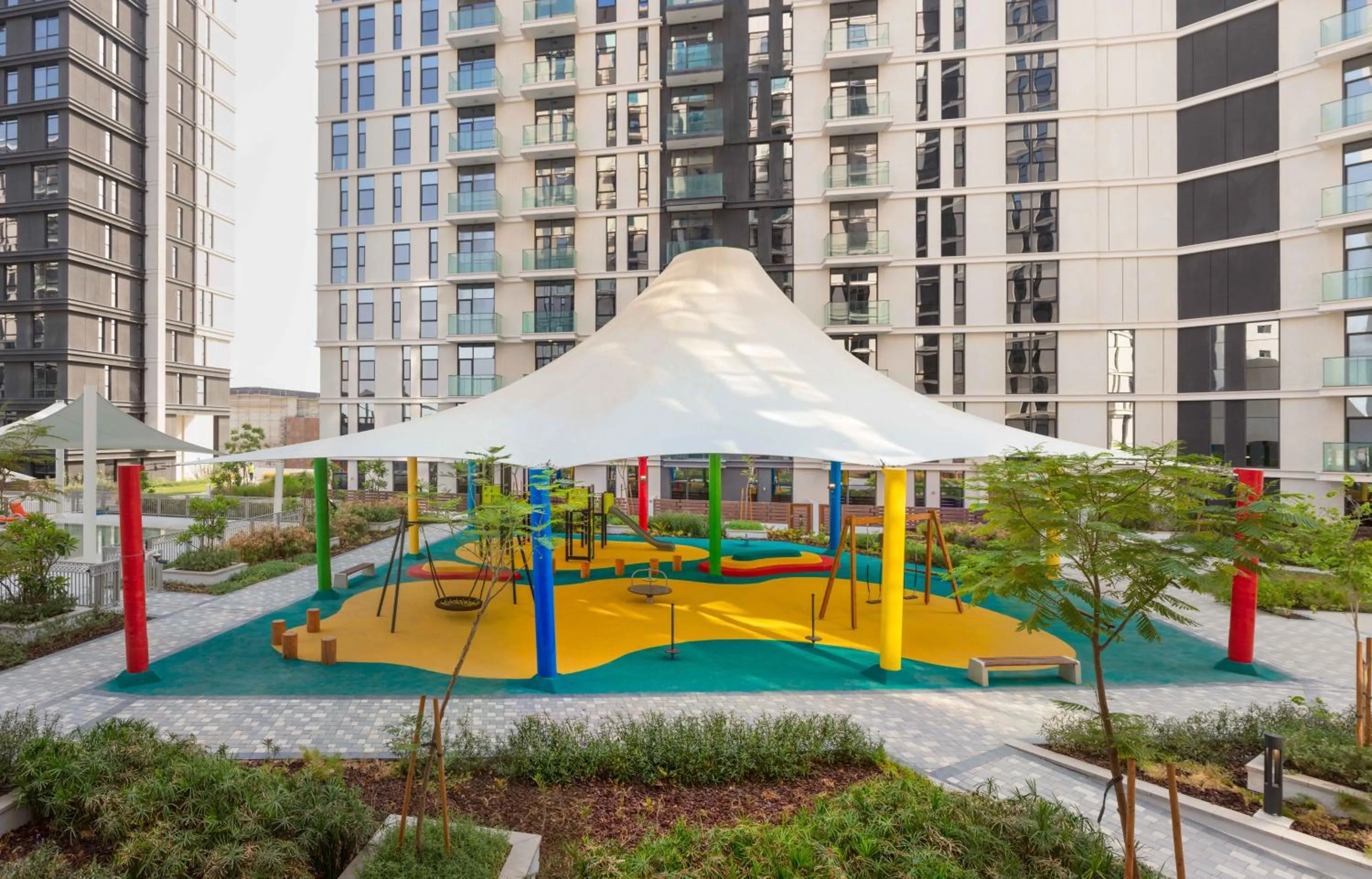 Children play ground in Expo Village Serviced Apartments