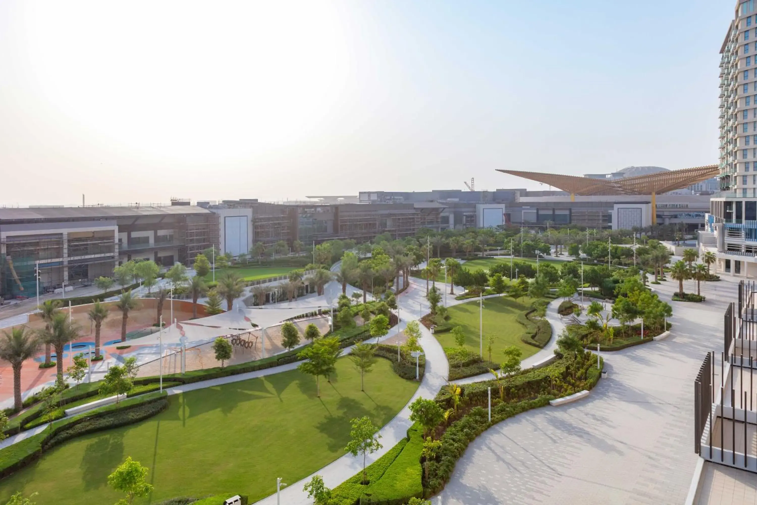 Property building in Expo Village Serviced Apartments Property building in Expo Village Serviced Apartments