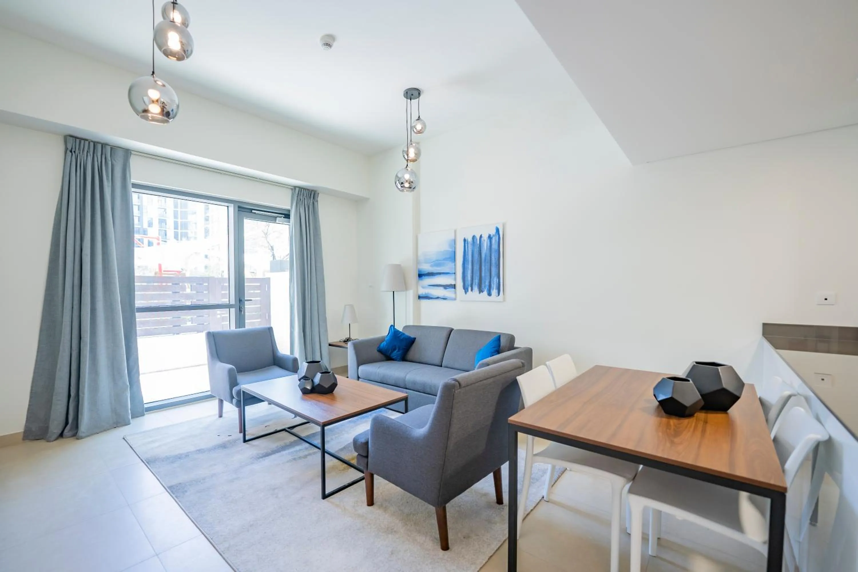 Living room in Expo Village Serviced Apartments