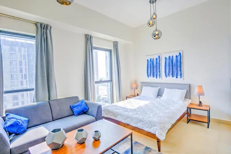 Photo of the whole room, Bed in Expo Village Serviced Apartments