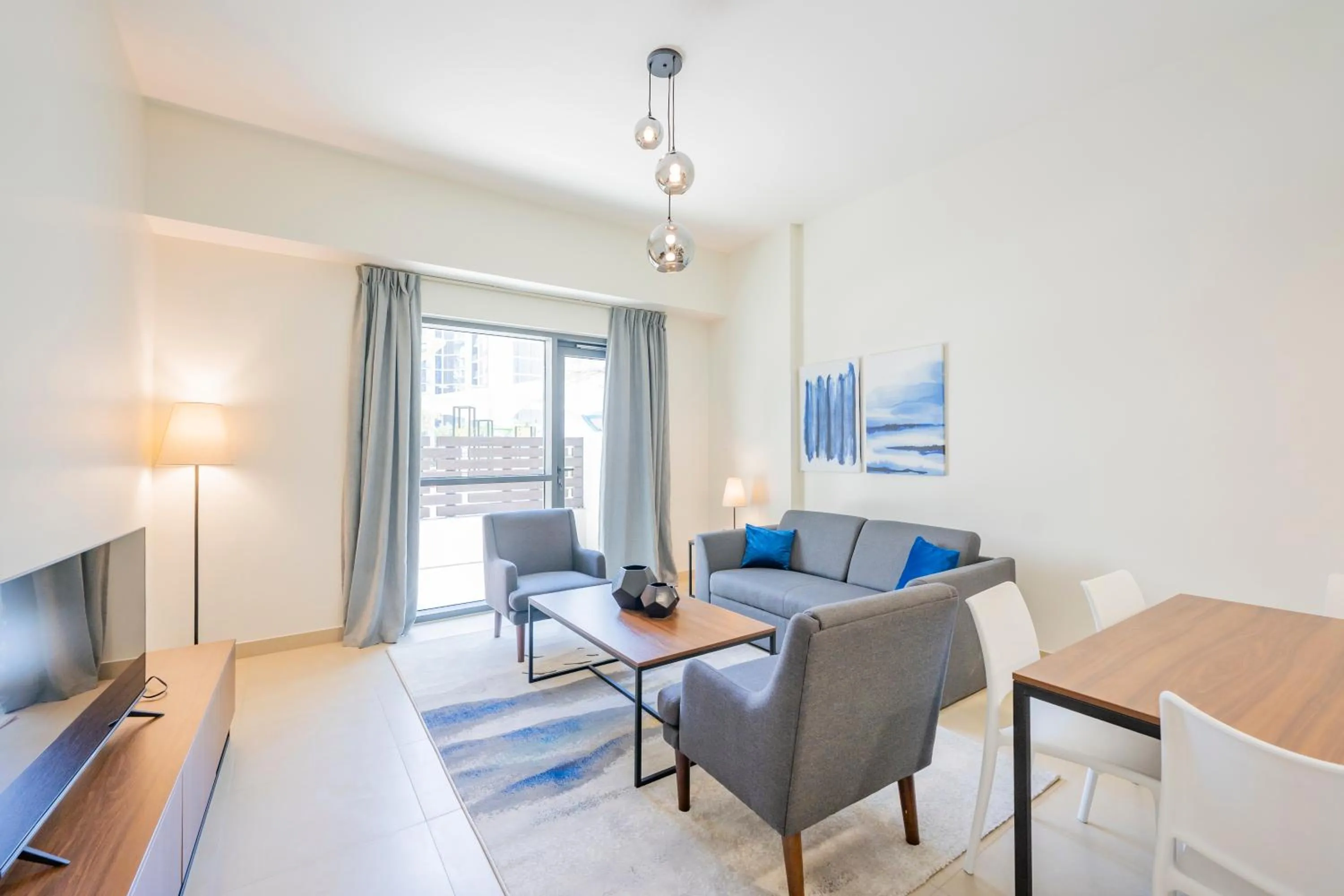 Living room in Expo Village Serviced Apartments