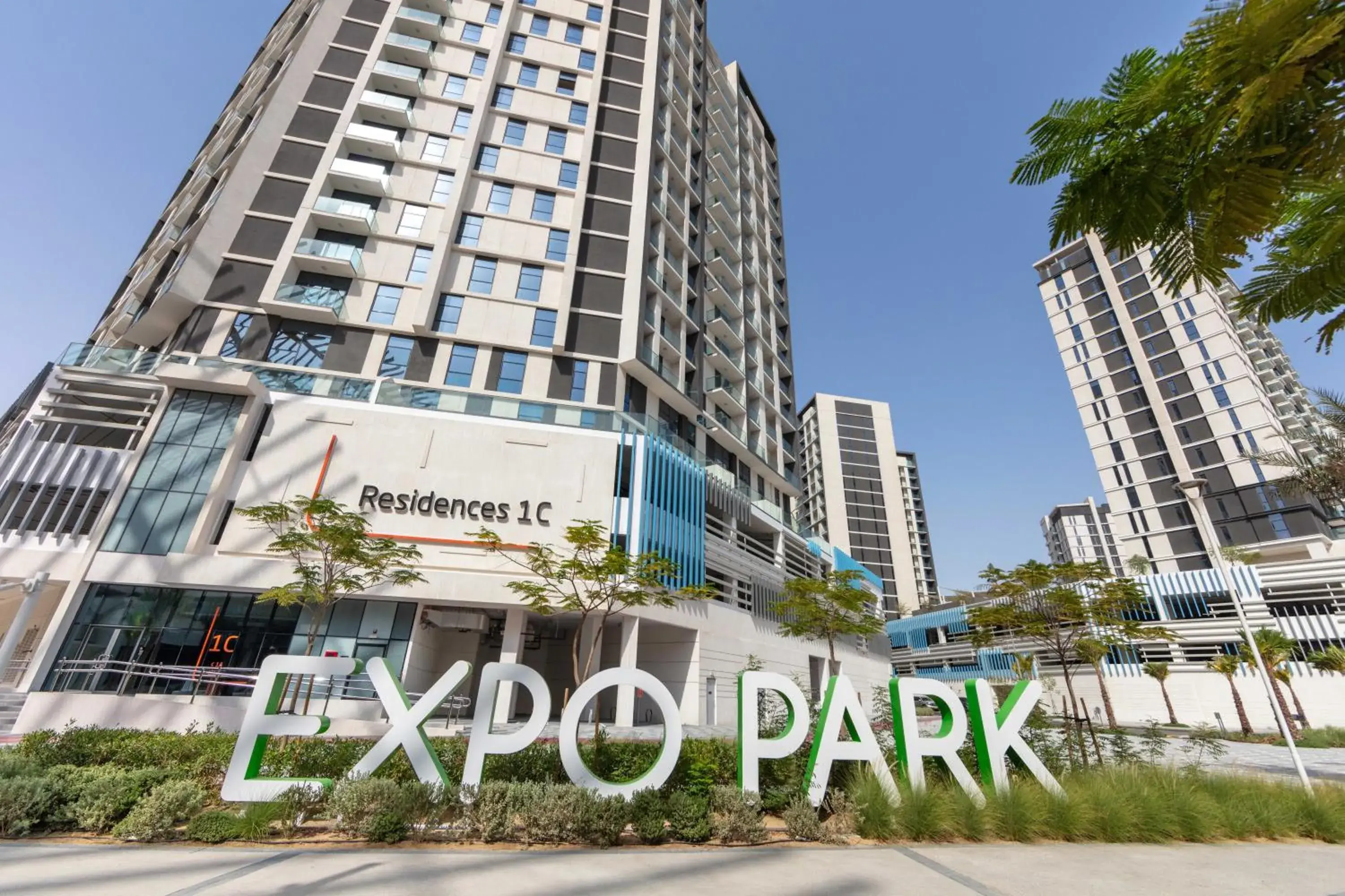 Property building in Expo Village Serviced Apartments Property building in Expo Village Serviced Apartments