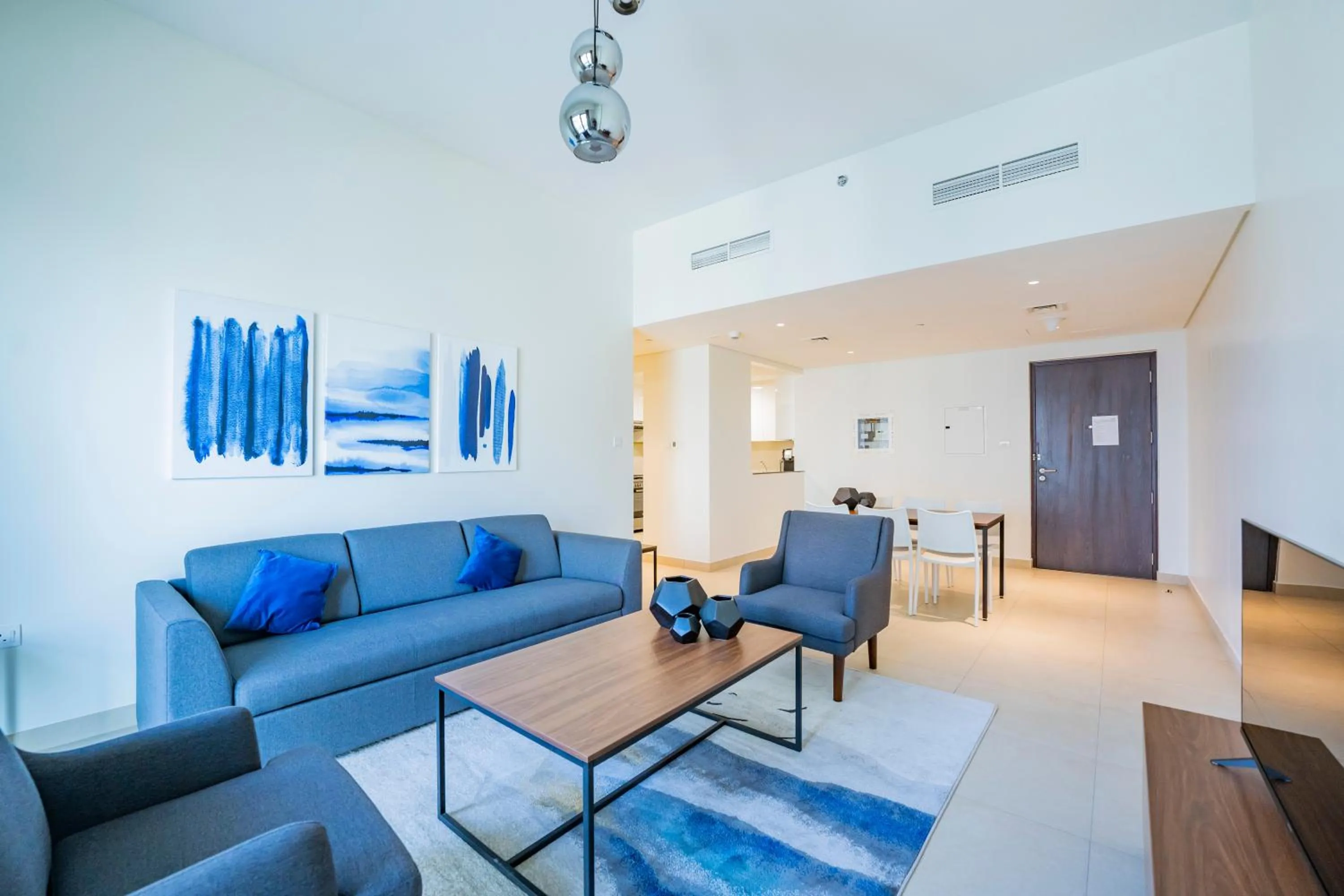 Living room in Expo Village Serviced Apartments