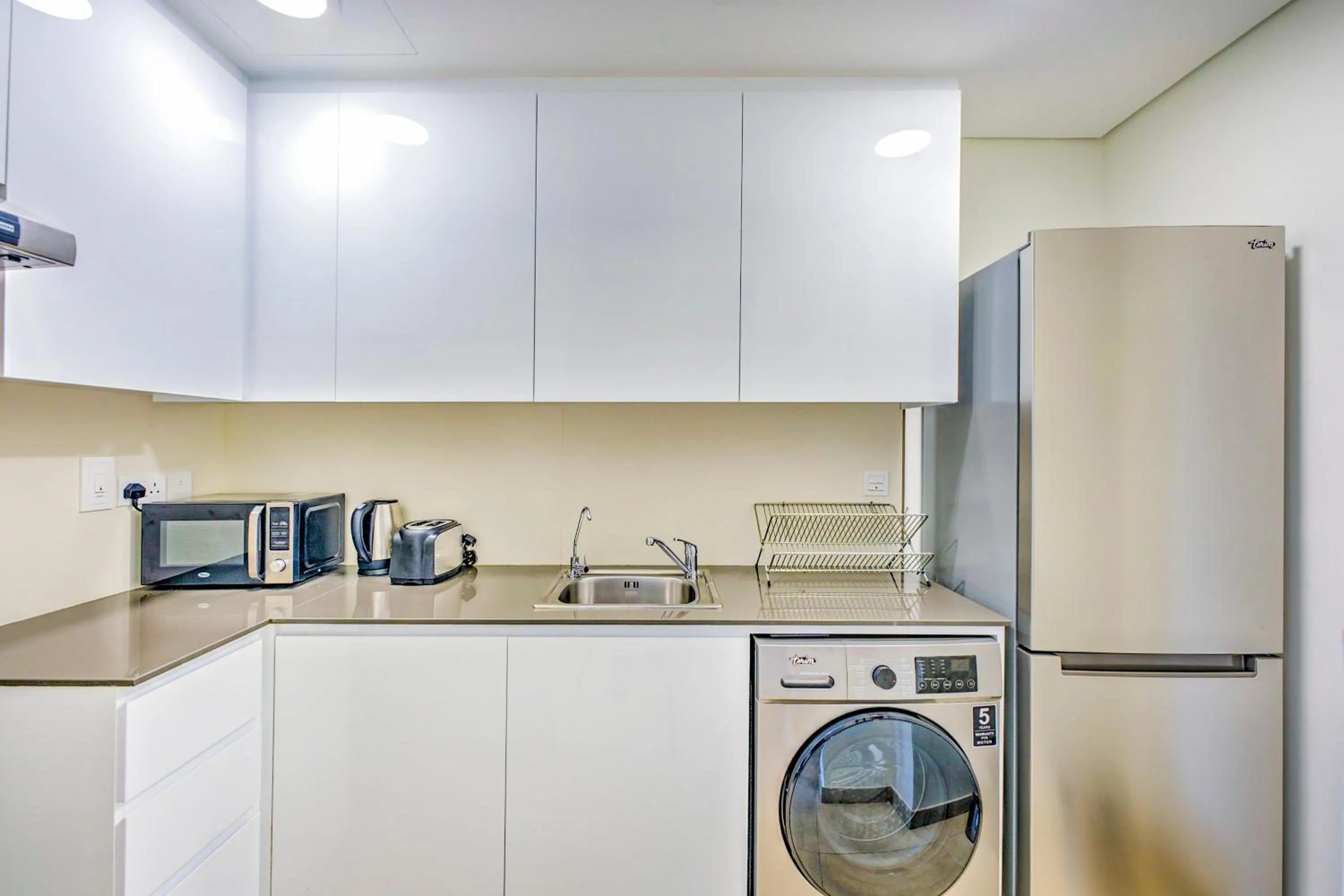kitchen in Expo Village Serviced Apartments